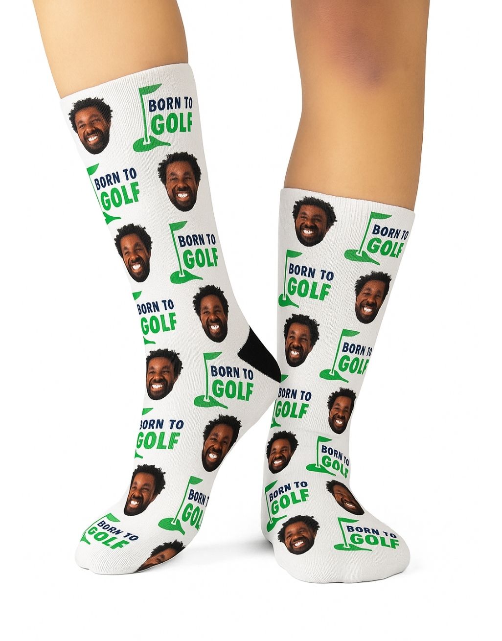 born to golf custom socks