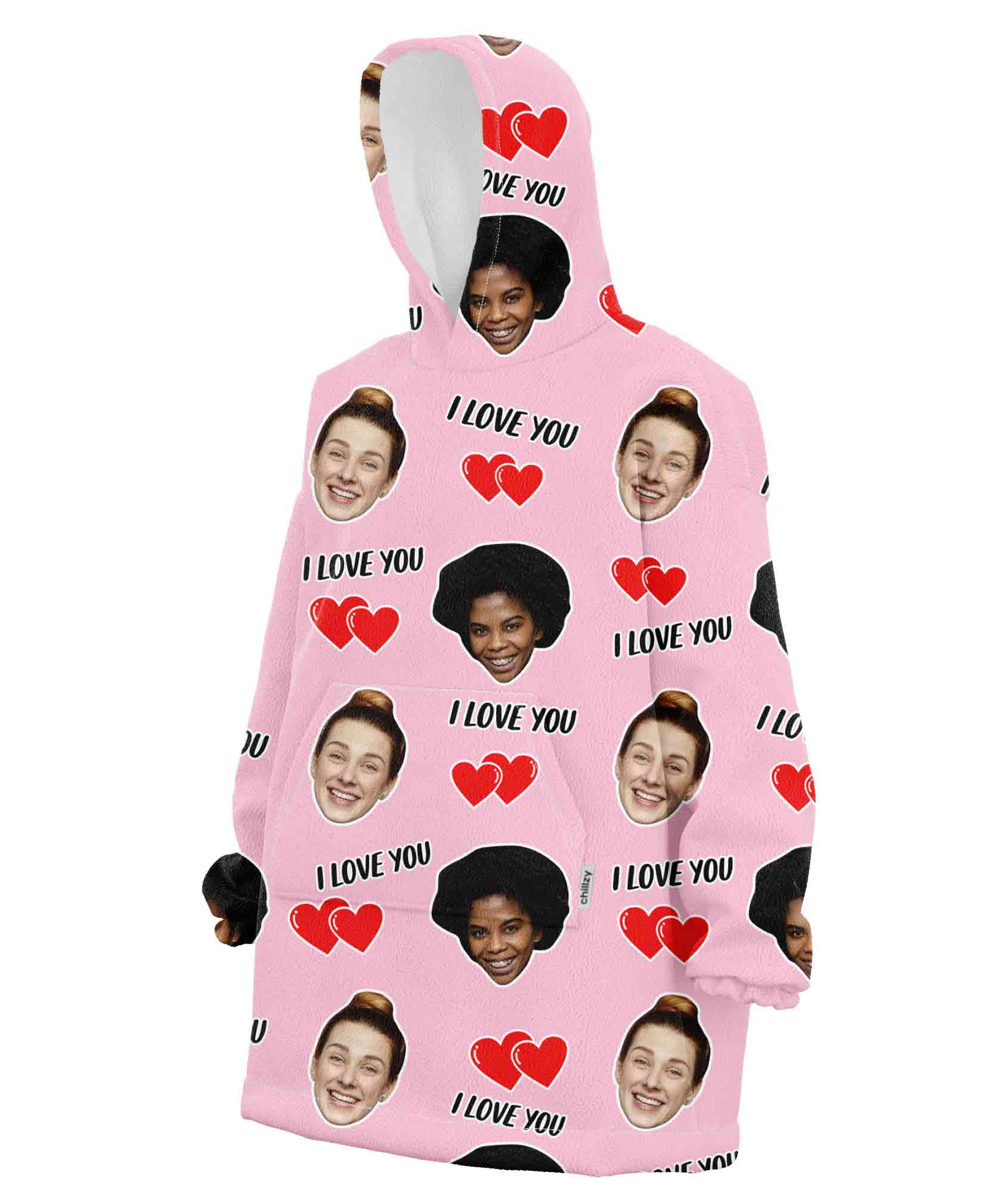 I Love You Blanket Hoodie