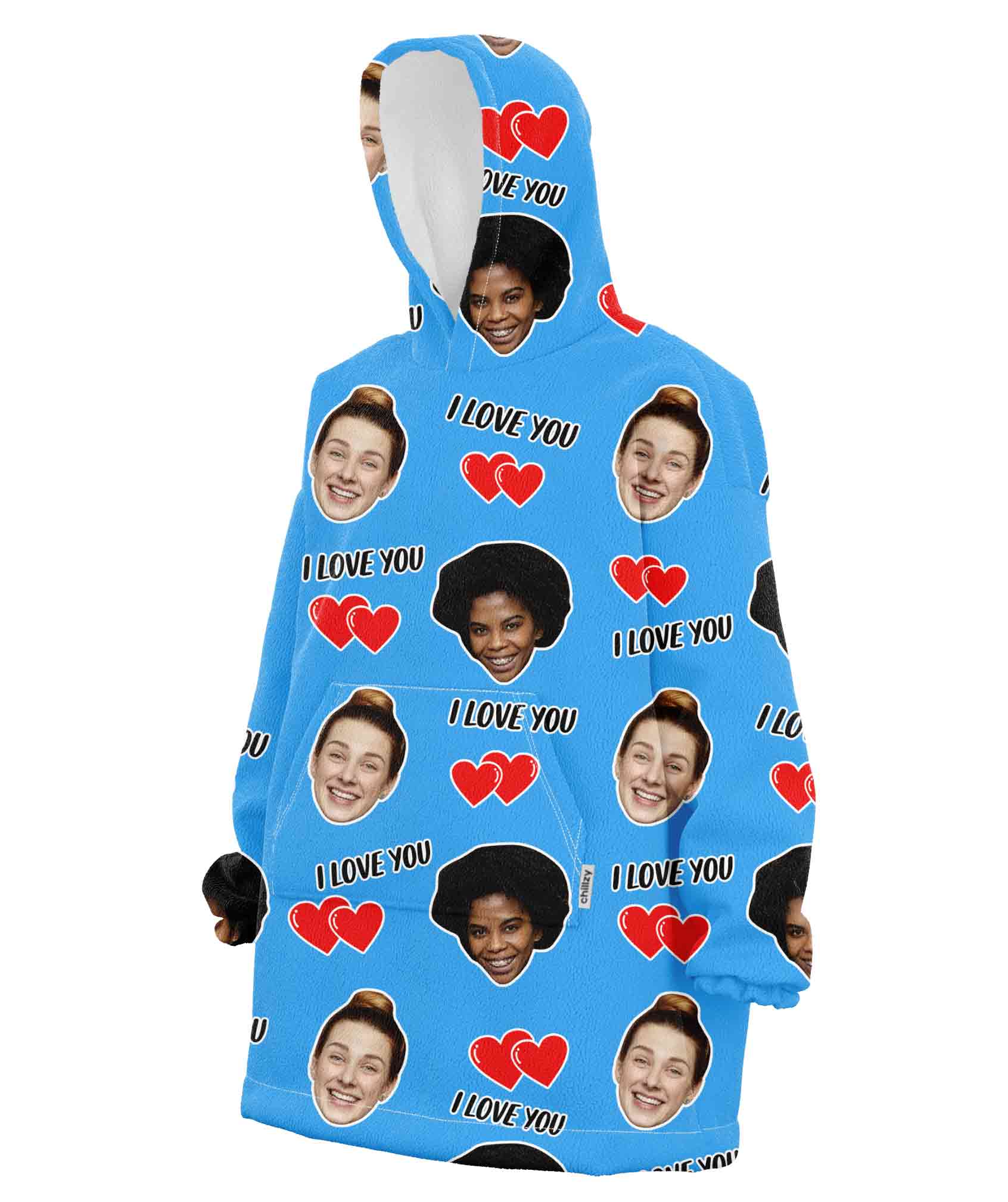 I Love You Blanket Hoodie
