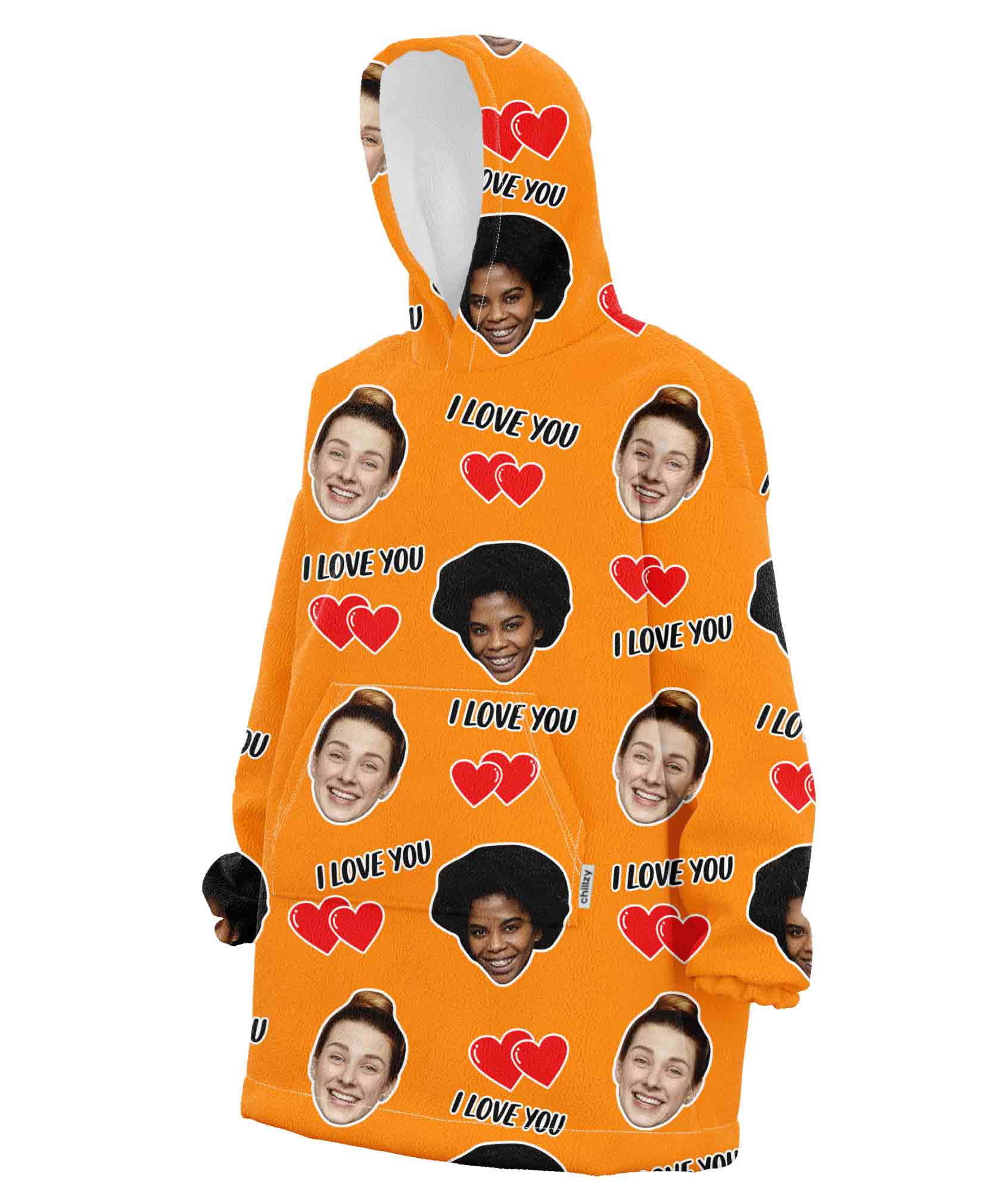 I Love You Blanket Hoodie