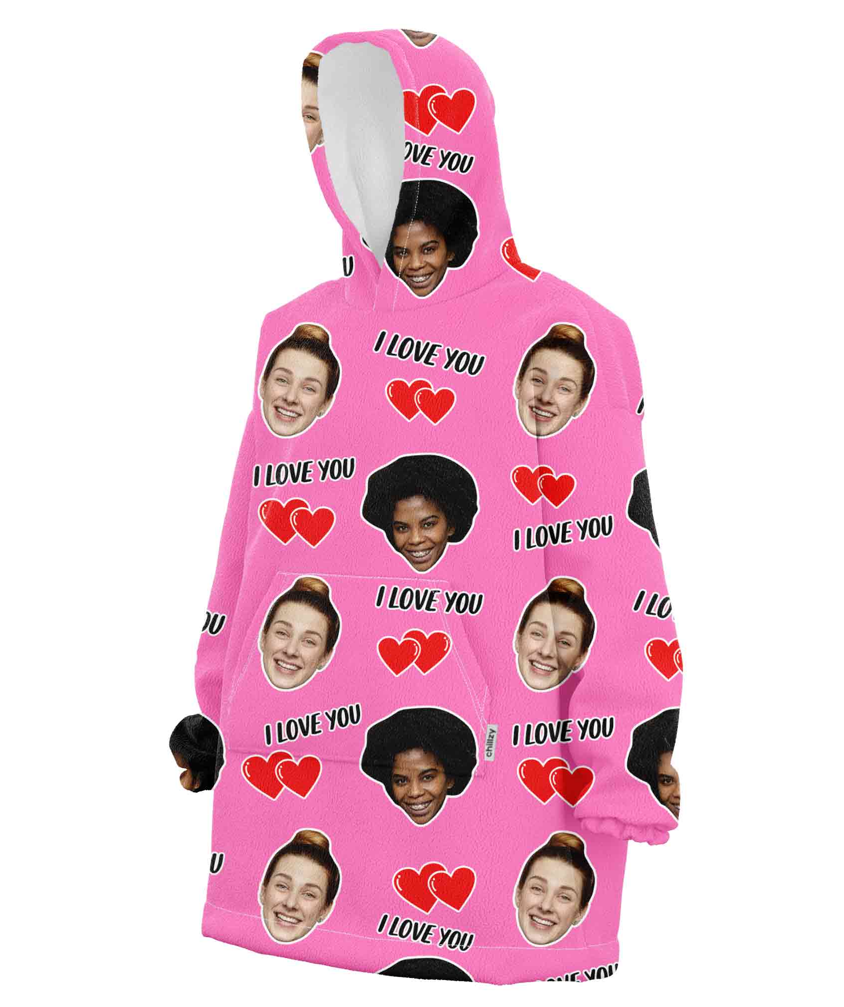 I Love You Blanket Hoodie
