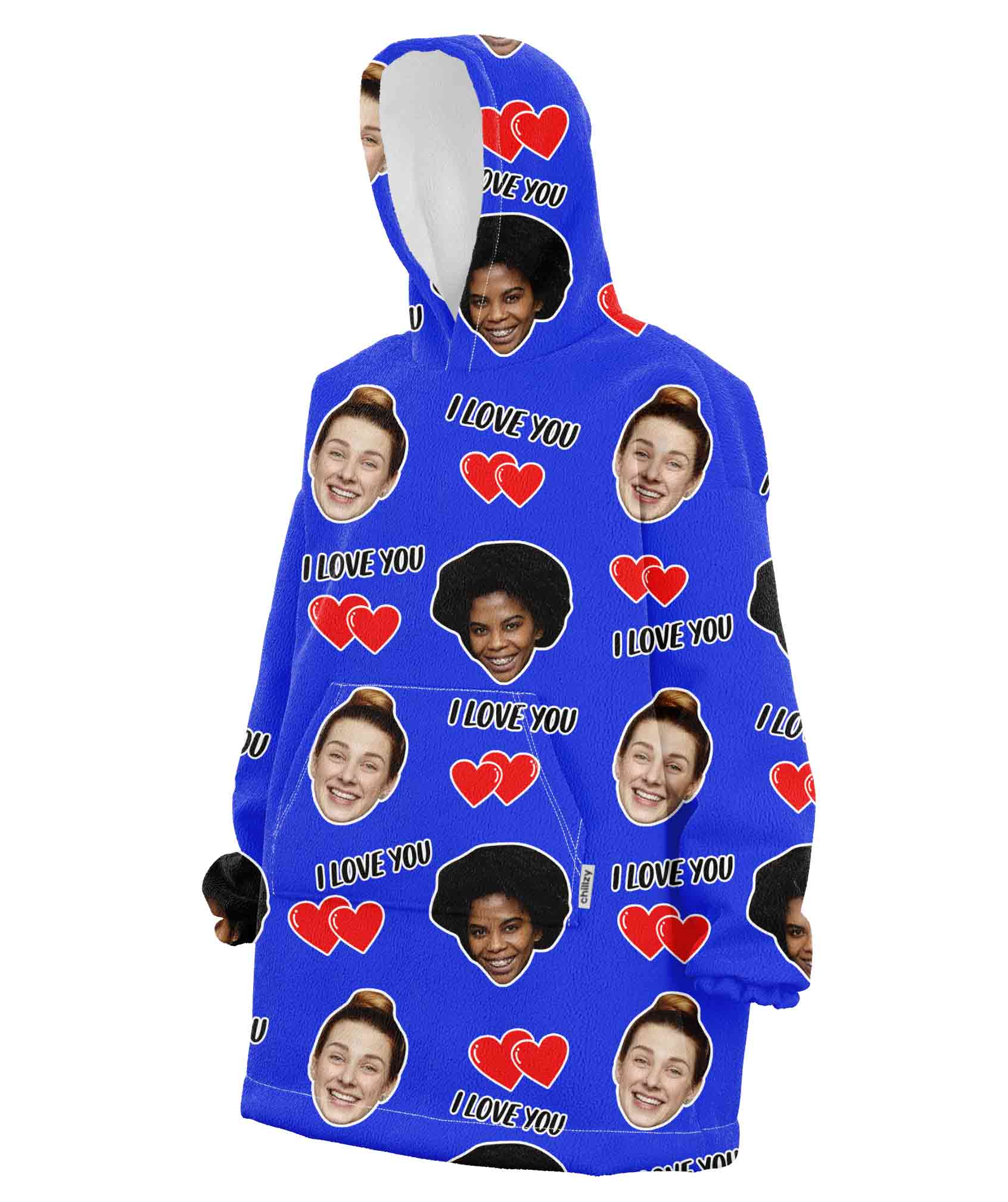 I Love You Blanket Hoodie