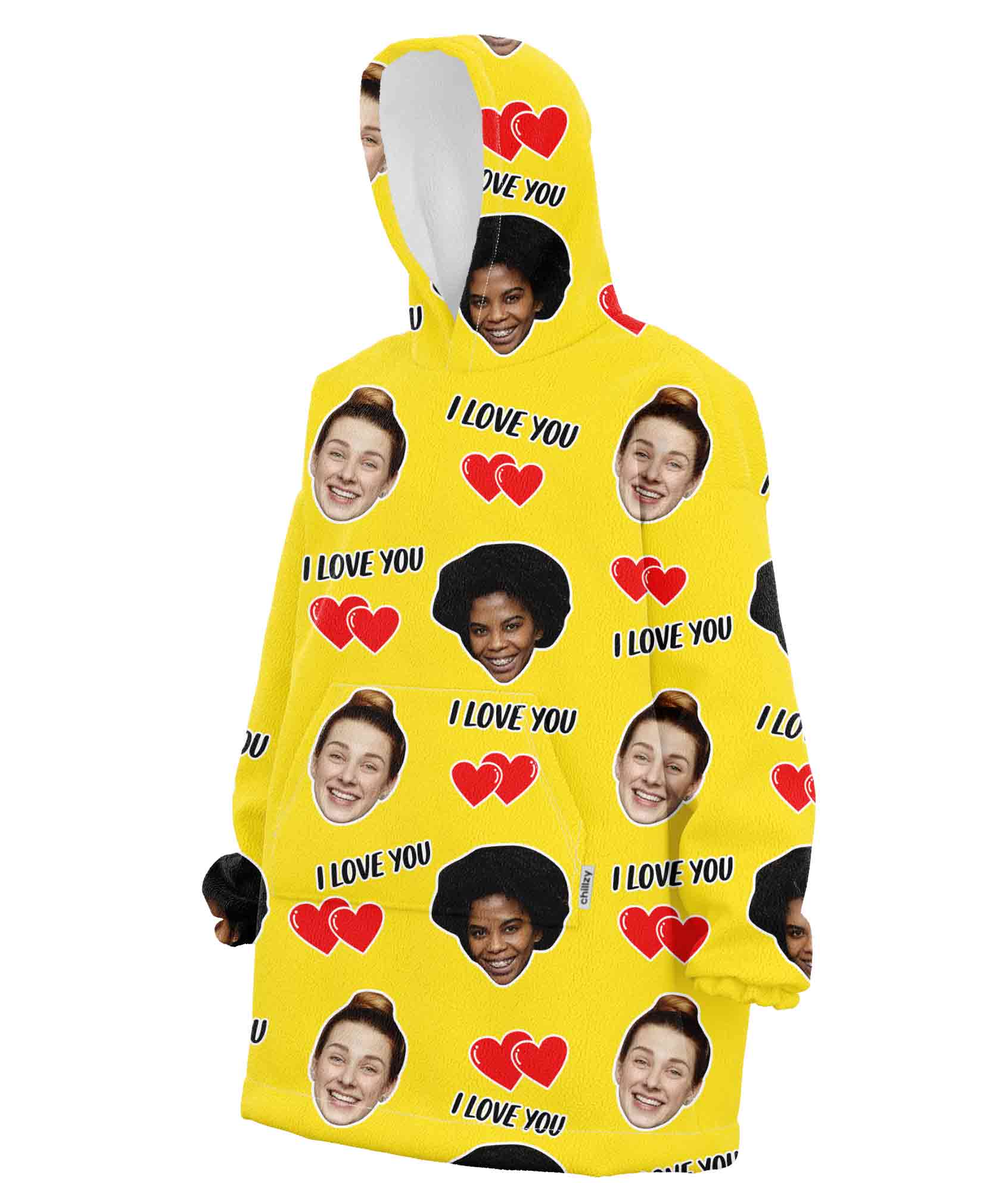 I Love You Blanket Hoodie