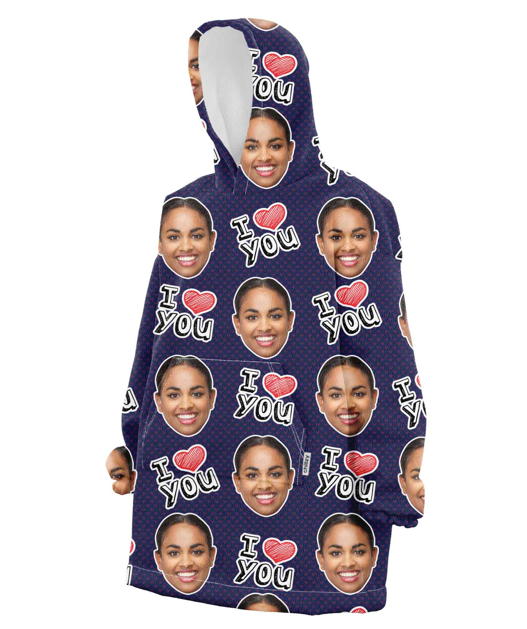 I Heart You Blanket Hoodie