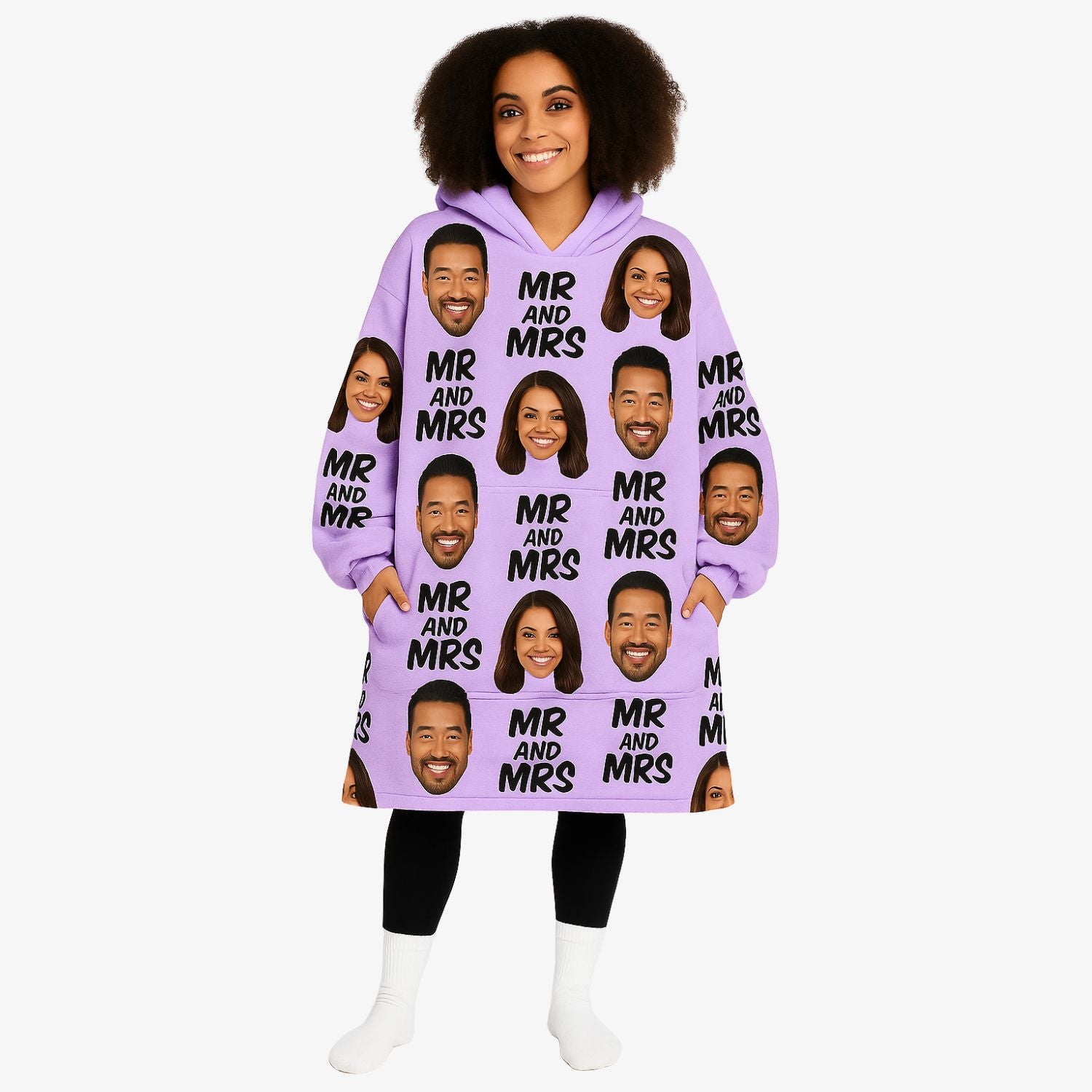 Mr & Mrs Blanket Hoodie