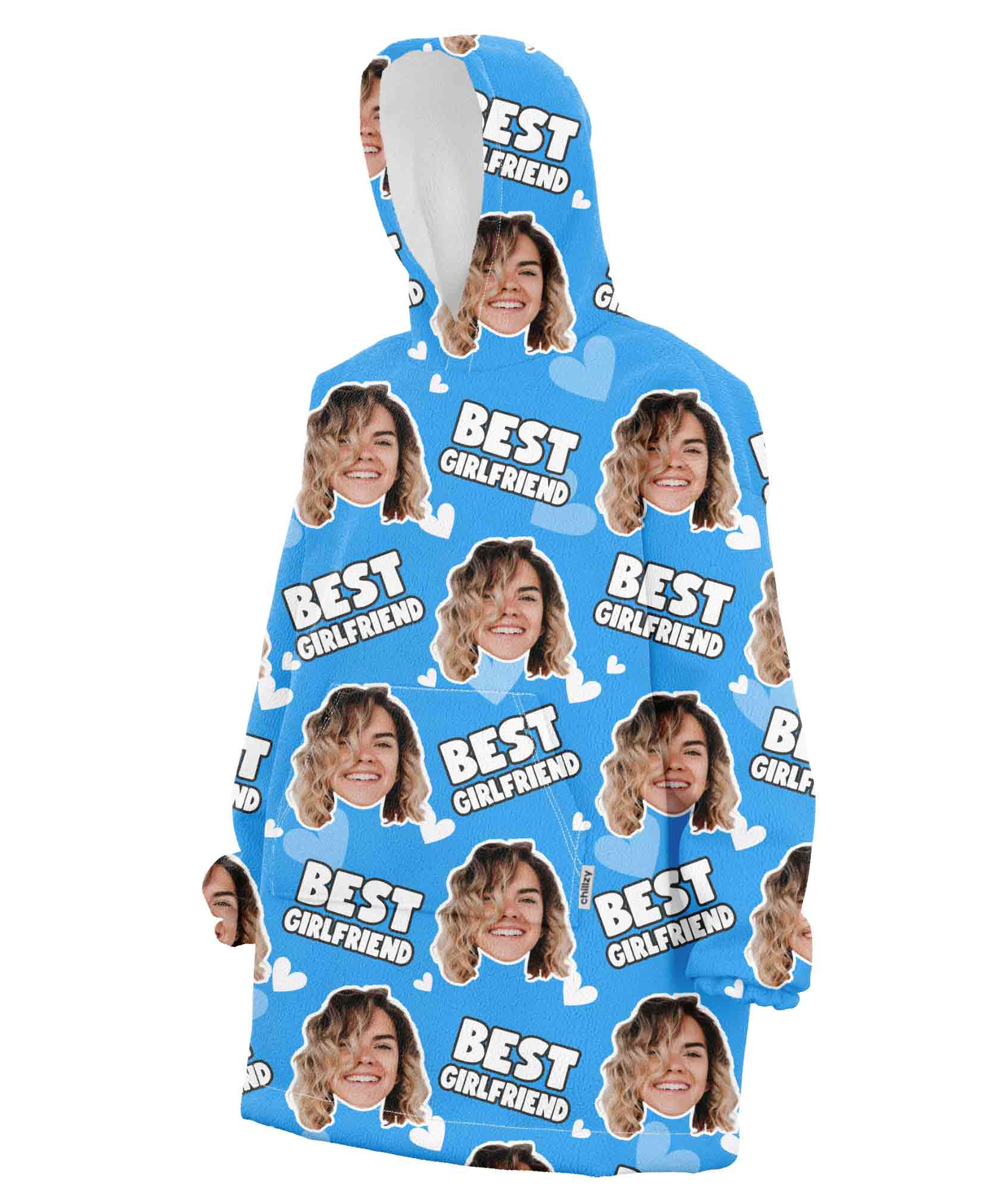 Best Girlfriend Blanket Hoodie