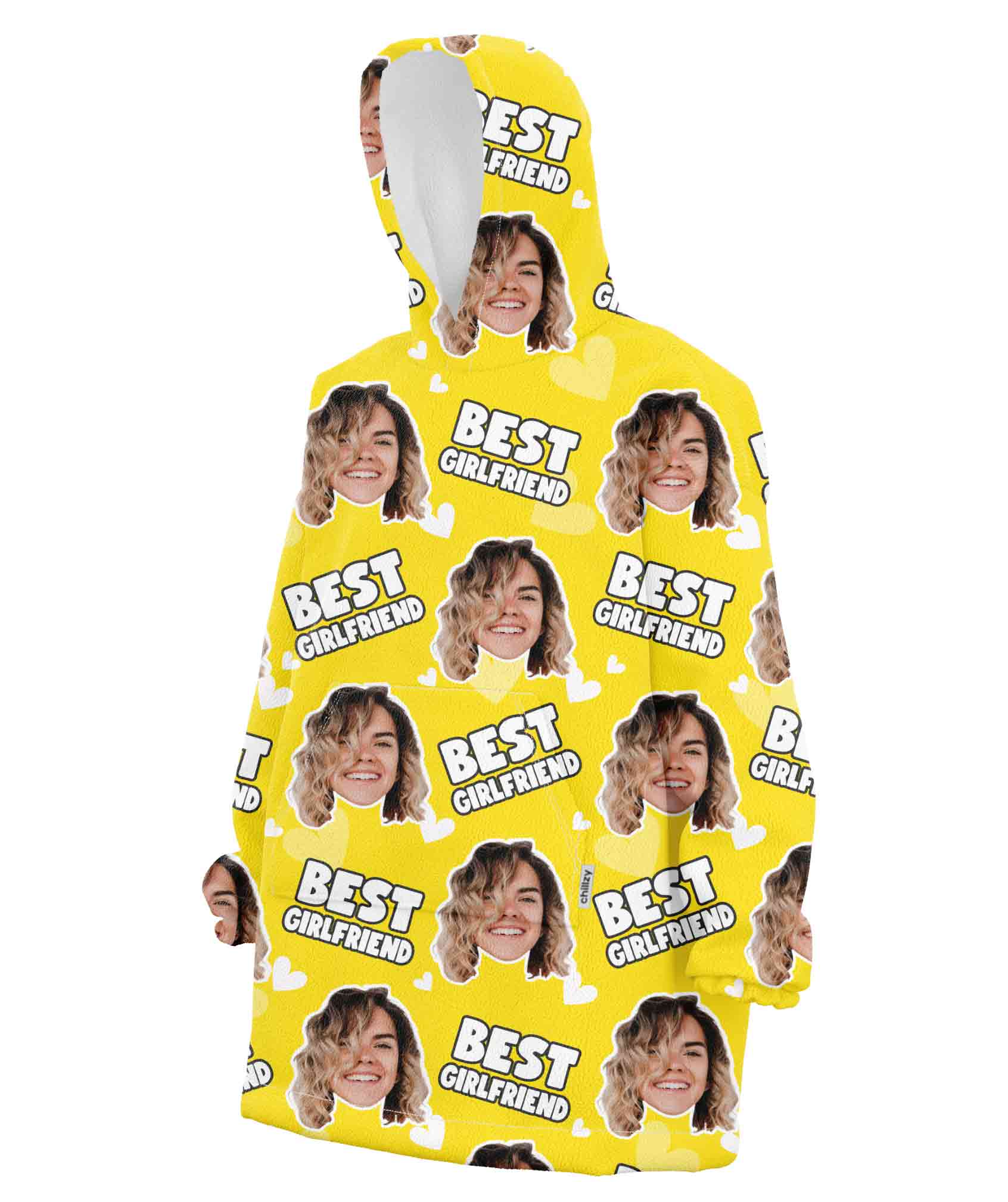 Best Girlfriend Blanket Hoodie