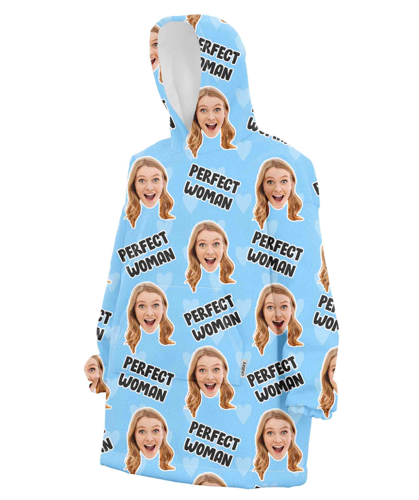 Perfect Woman Blanket Hoodie