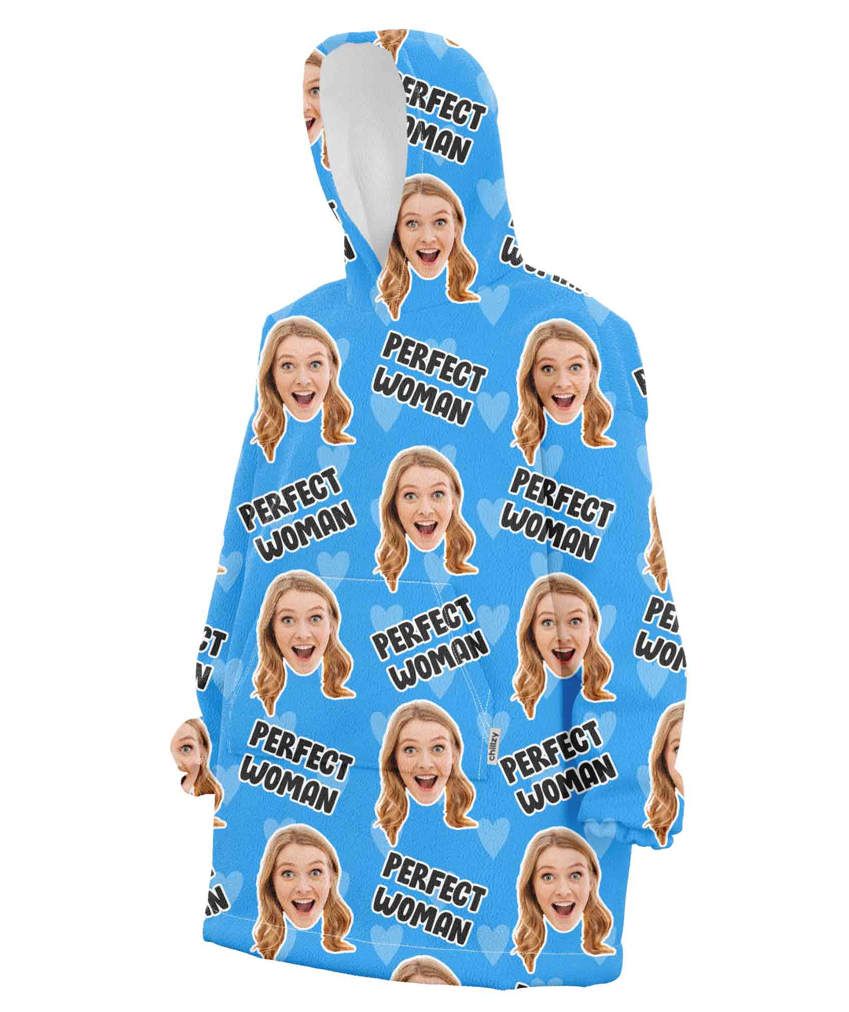 Perfect Woman Blanket Hoodie