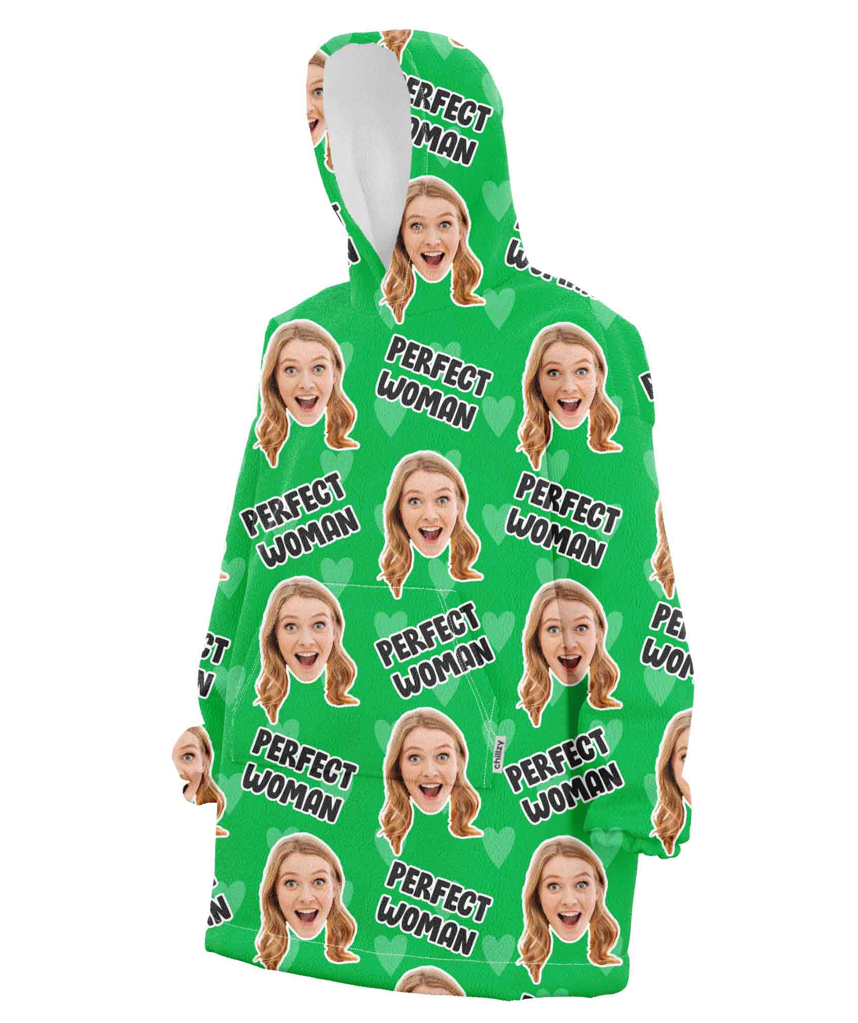 Perfect Woman Blanket Hoodie