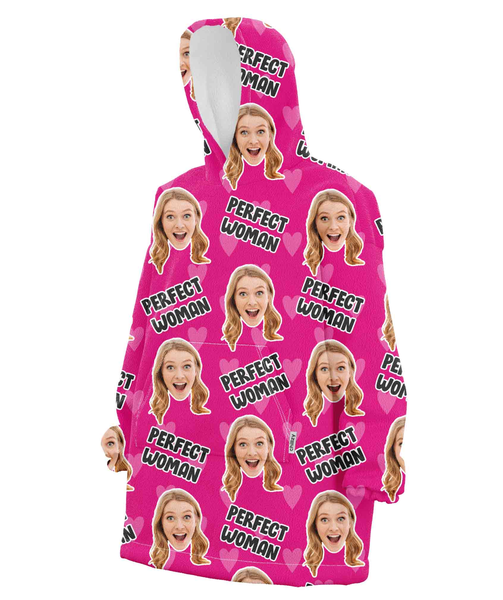 Perfect Woman Blanket Hoodie