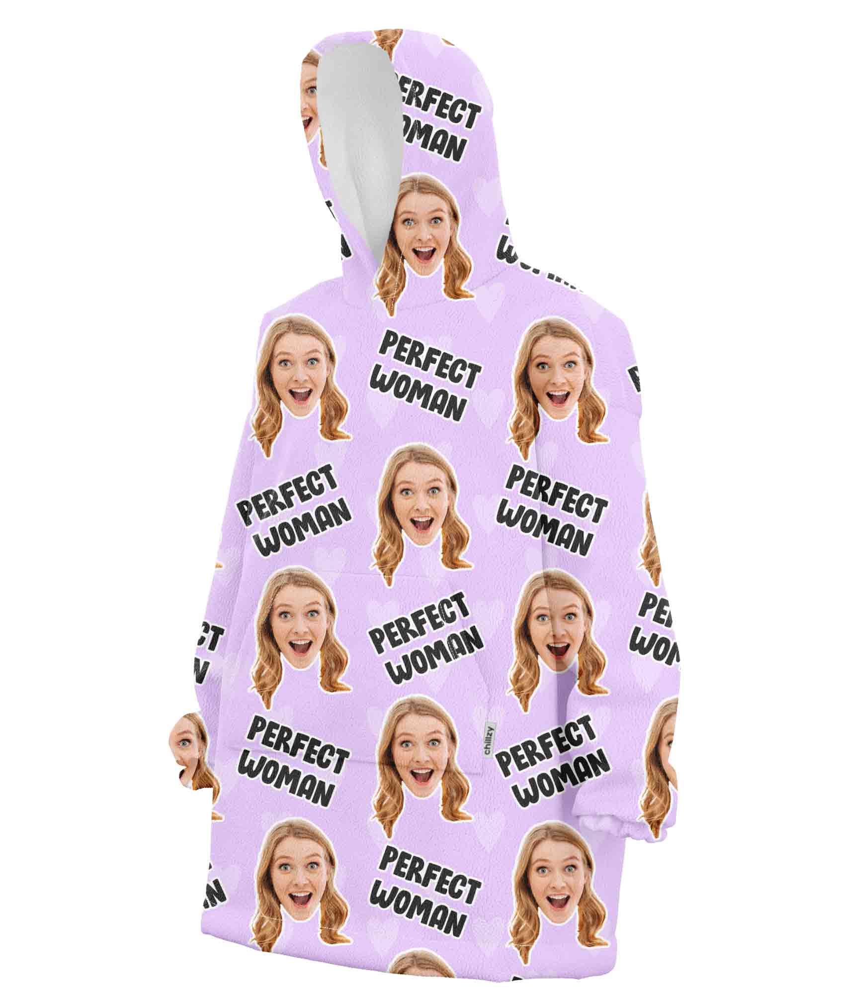 Perfect Woman Blanket Hoodie