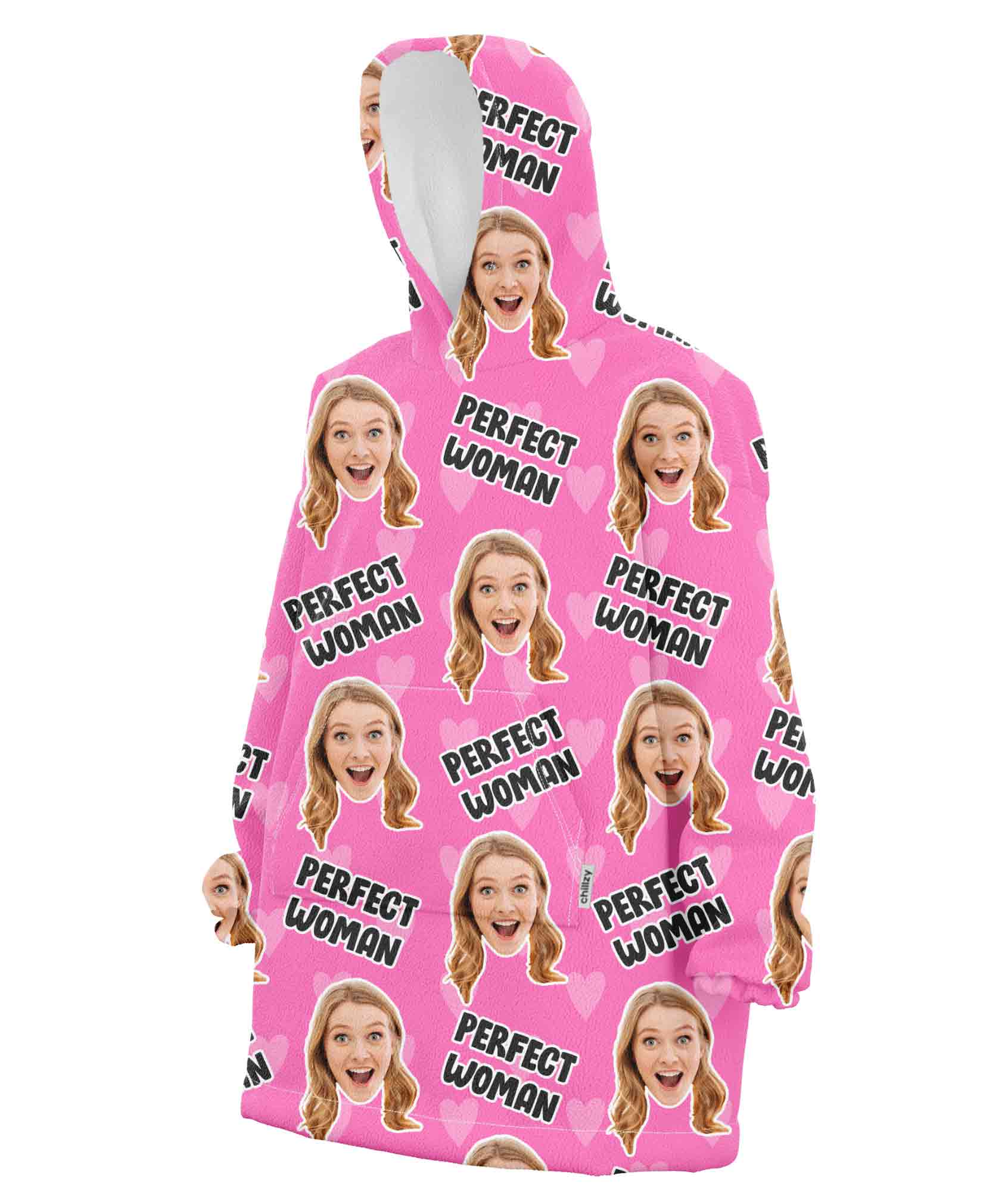 Perfect Woman Blanket Hoodie