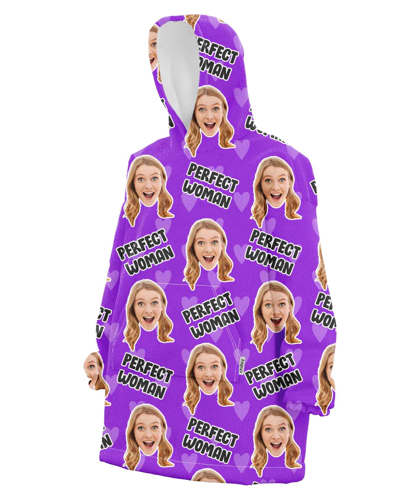 Perfect Woman Blanket Hoodie