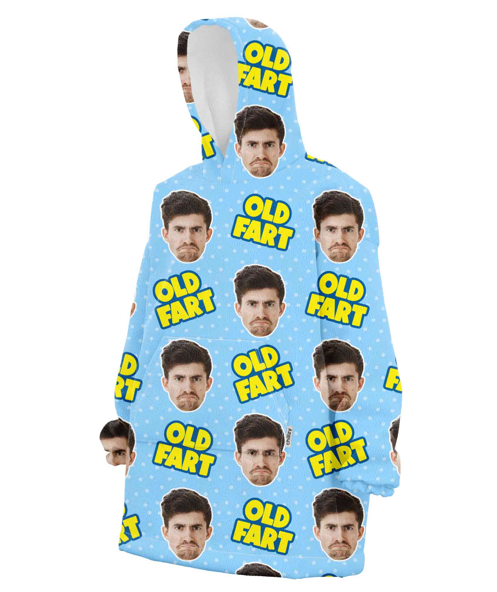 Old Fart Blanket Hoodie