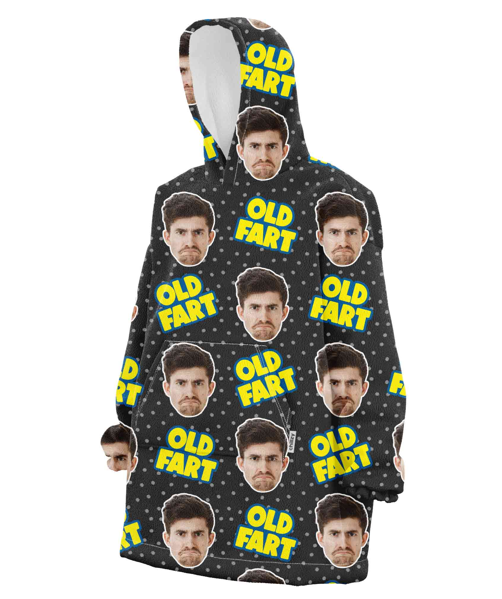 Old Fart Blanket Hoodie