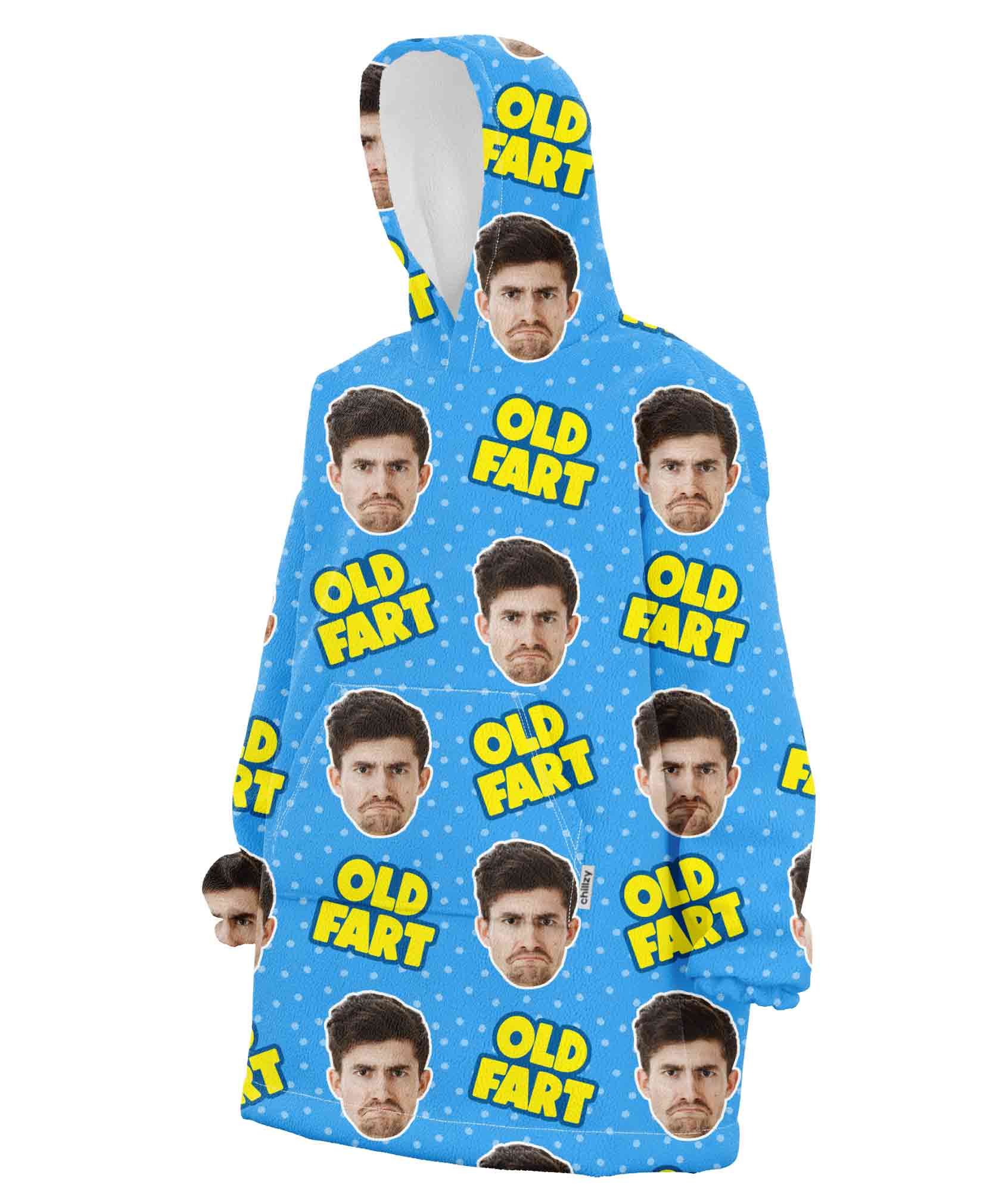 Old Fart Blanket Hoodie