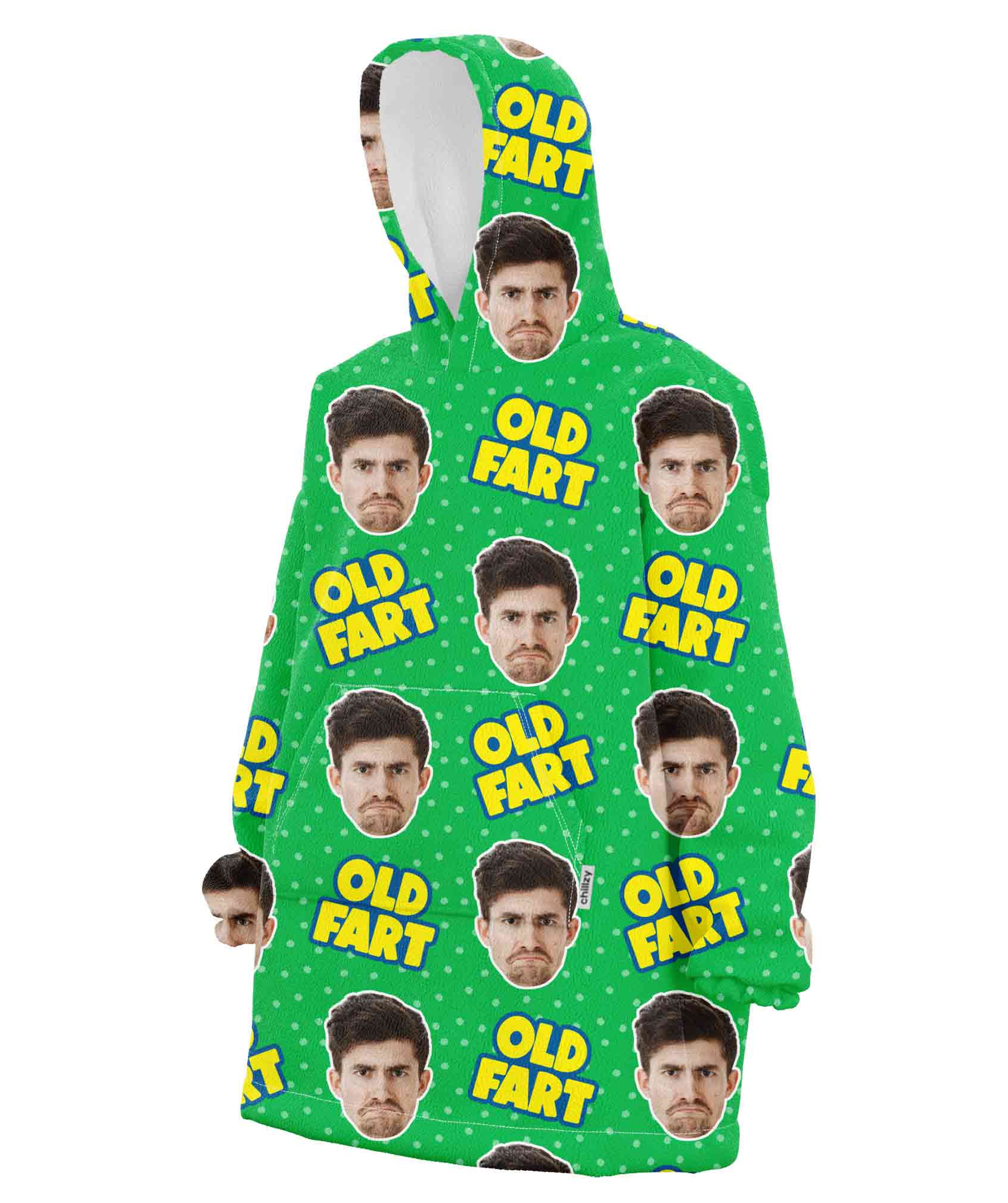 Old Fart Blanket Hoodie