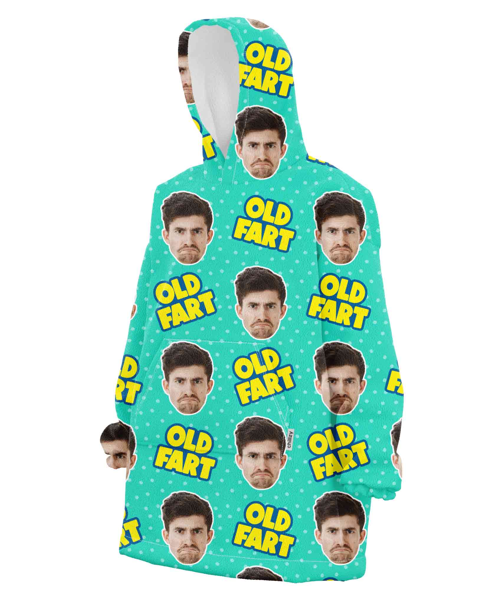 Old Fart Blanket Hoodie