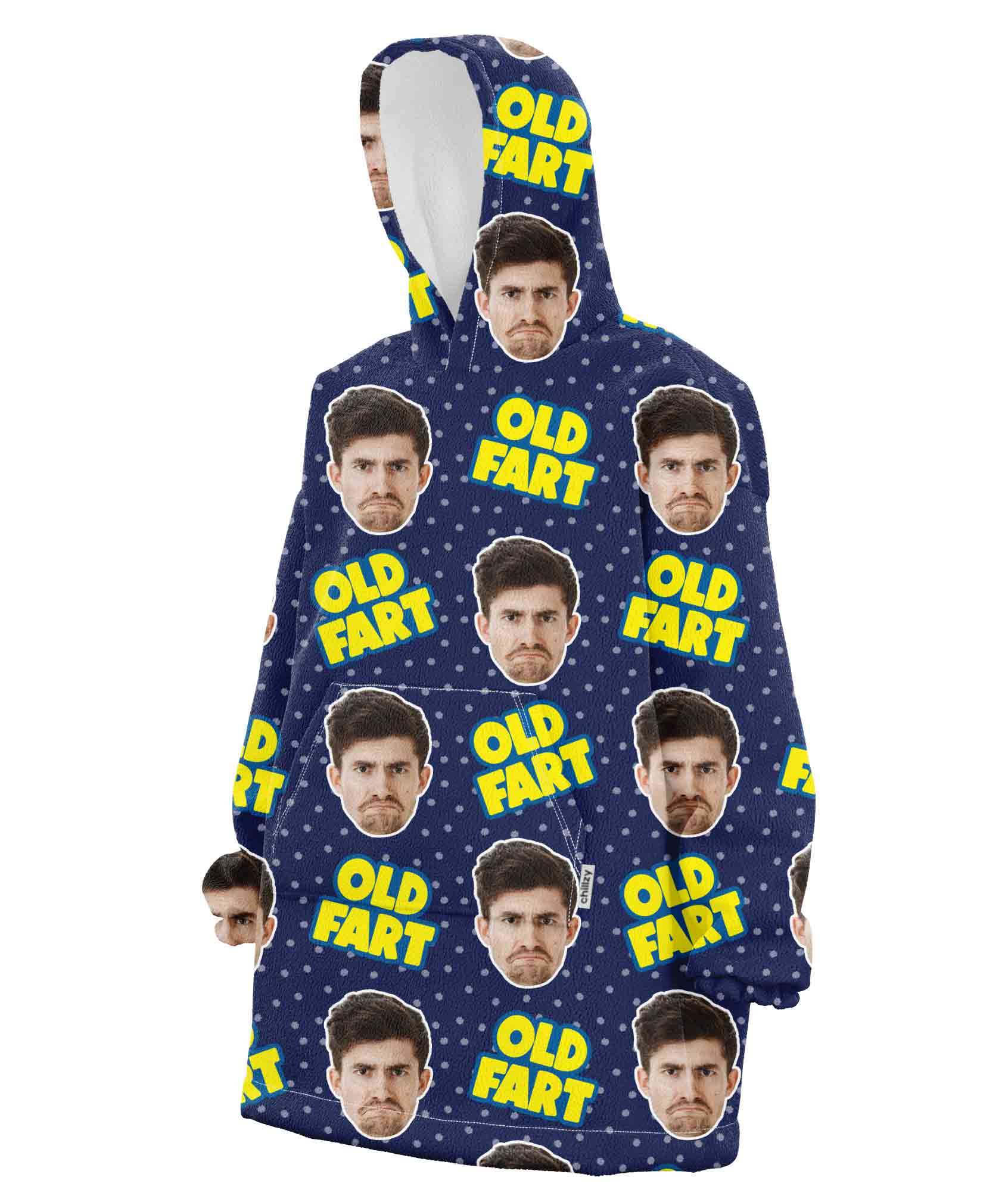 Old Fart Blanket Hoodie
