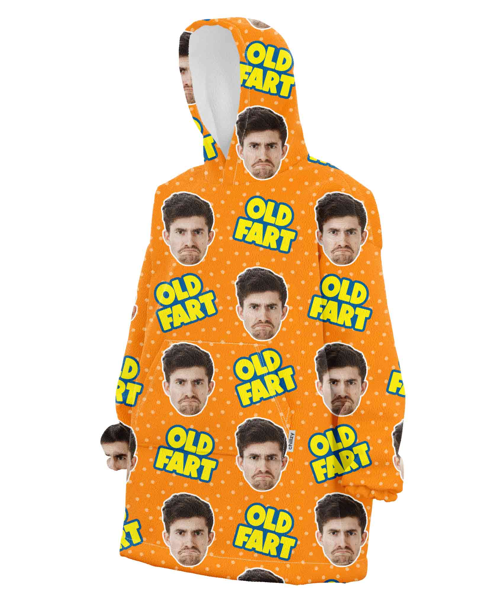 Old Fart Blanket Hoodie