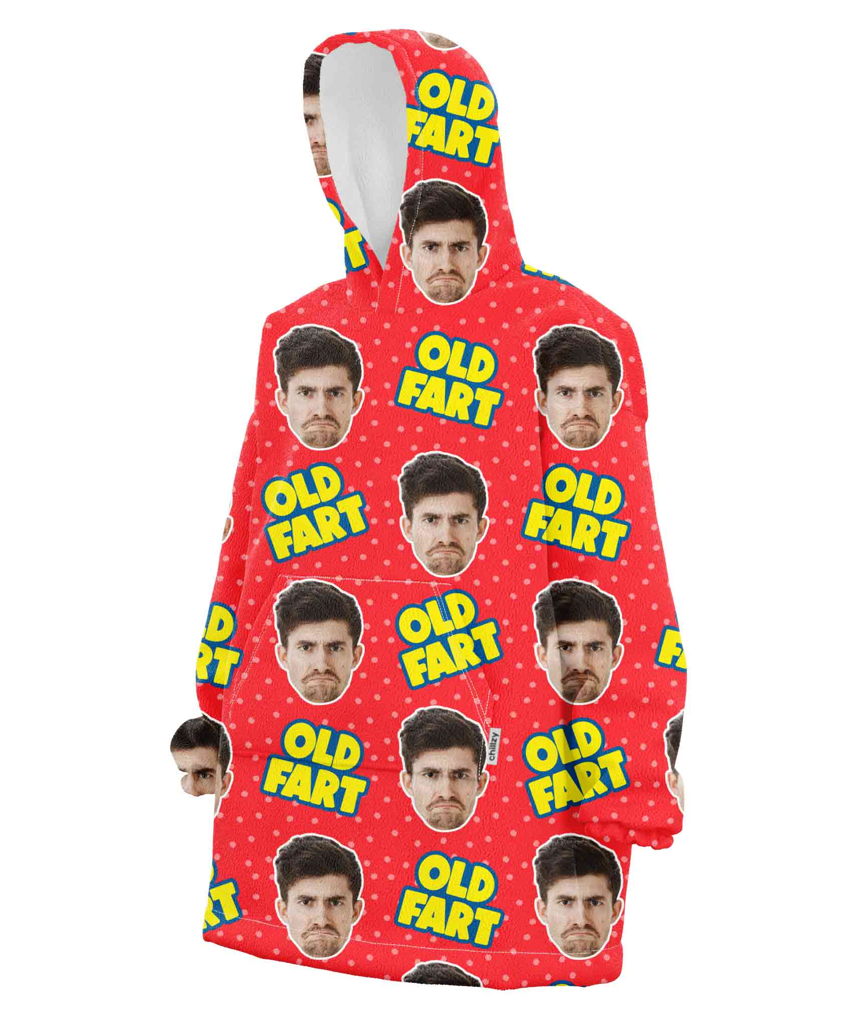 Old Fart Blanket Hoodie