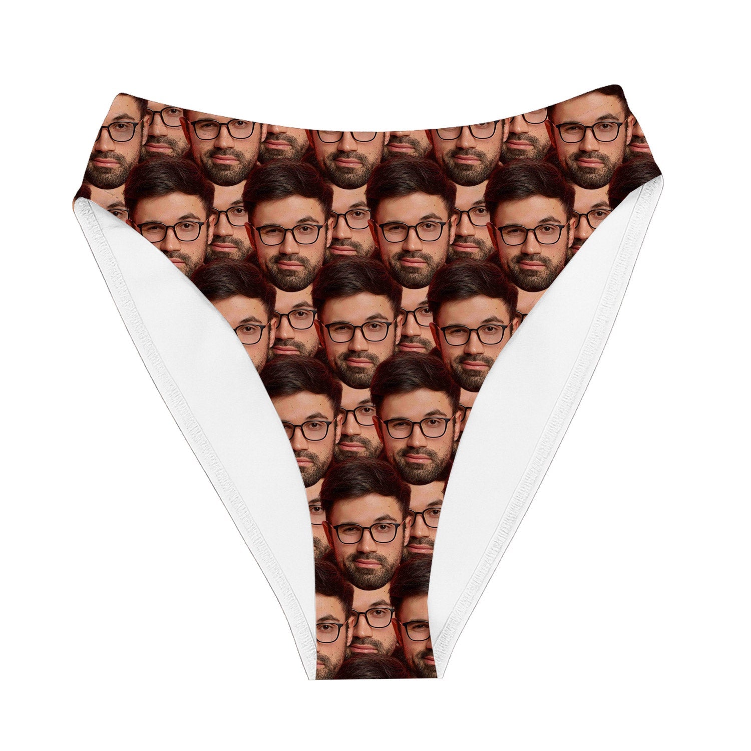 Face Mash Custom Bikini Bottoms