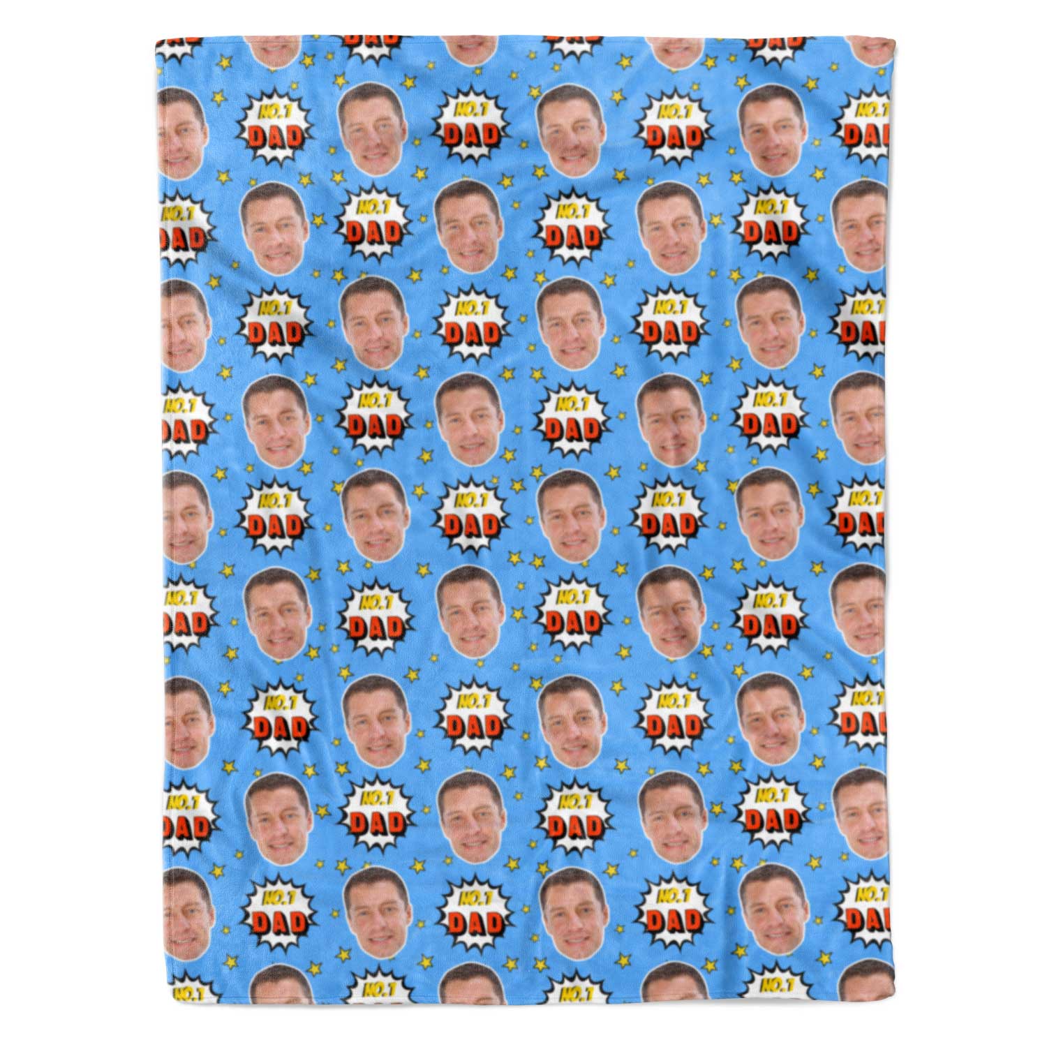 Number 1 Dad Personalized Blanket