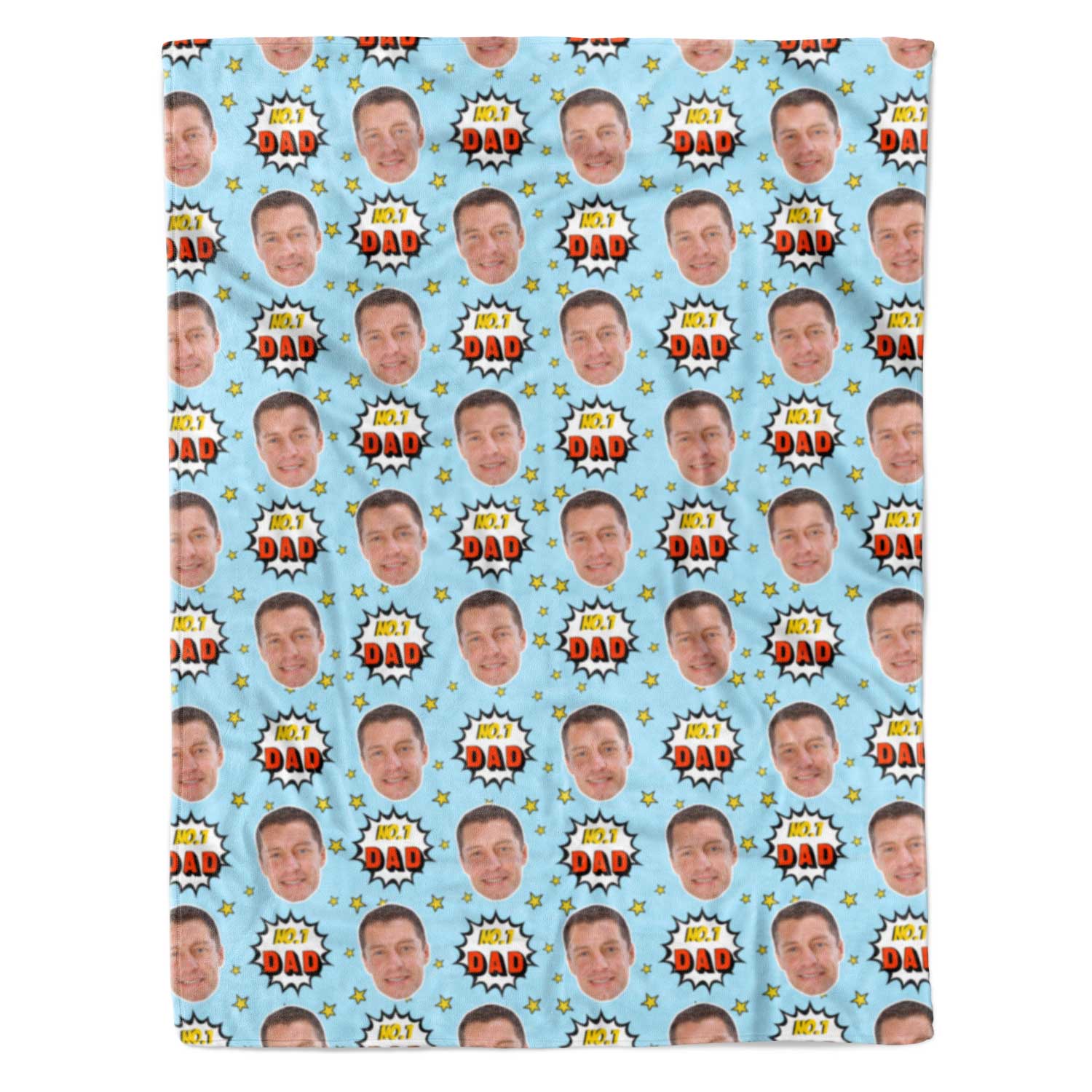 Number 1 Dad Personalized Blanket