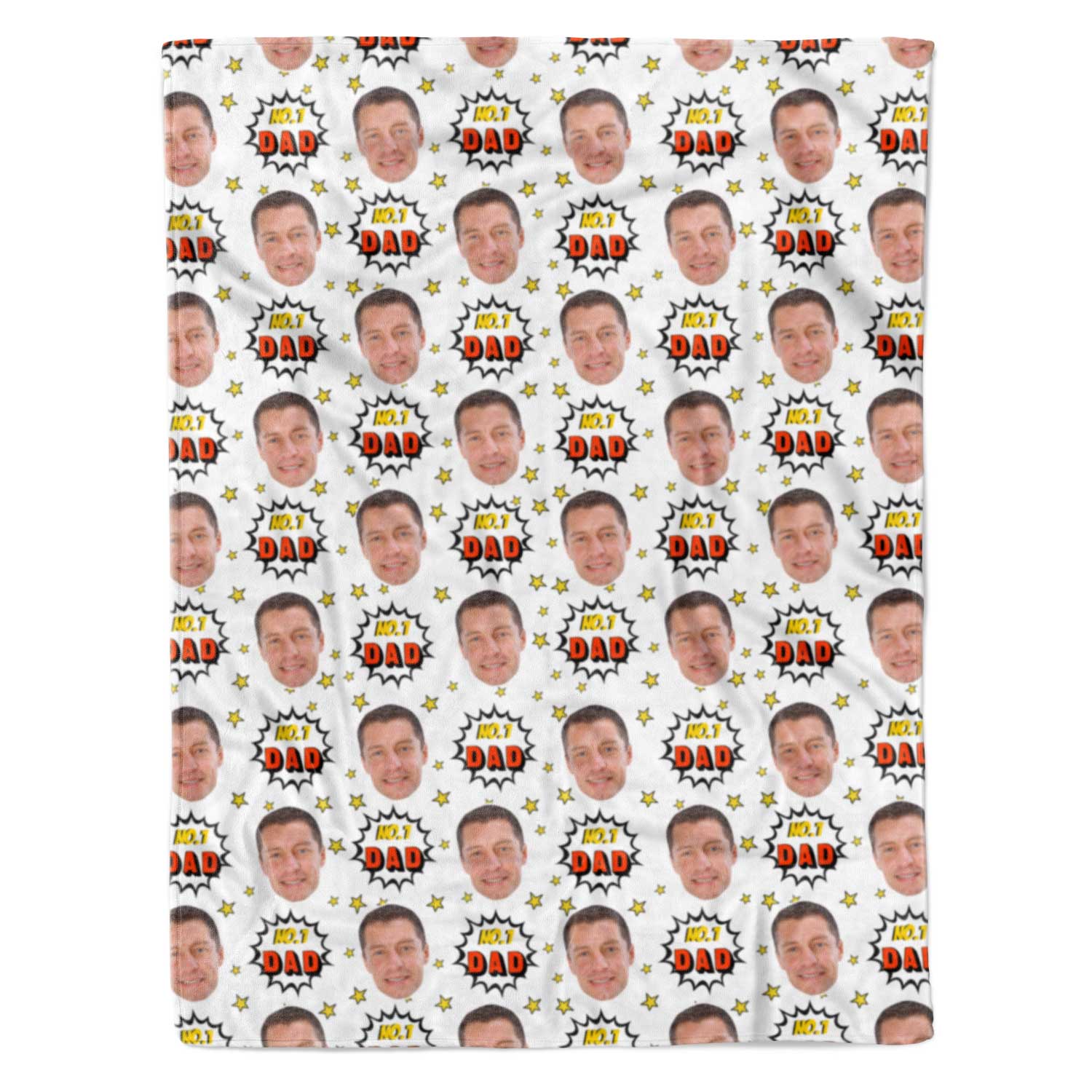 Number 1 Dad Personalized Blanket