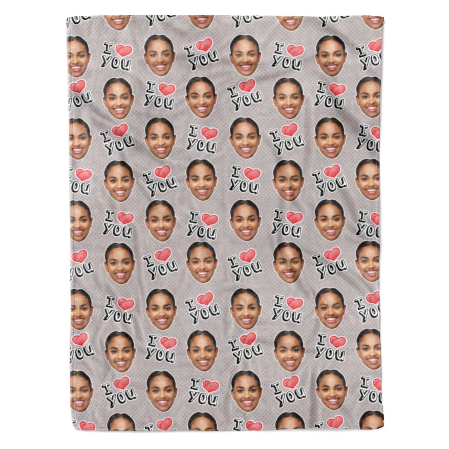 I Heart You Personalized Blanket