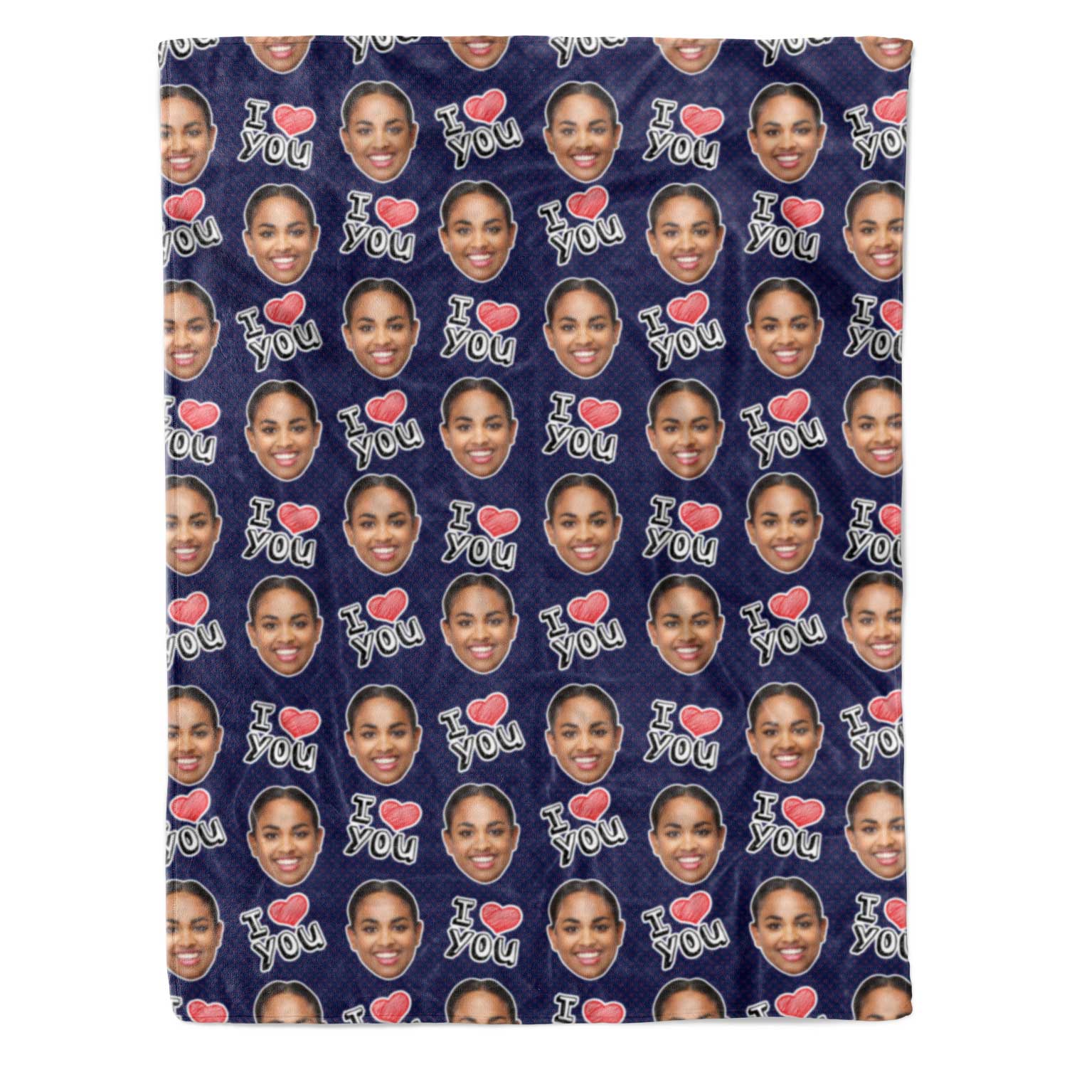 I Heart You Personalized Blanket