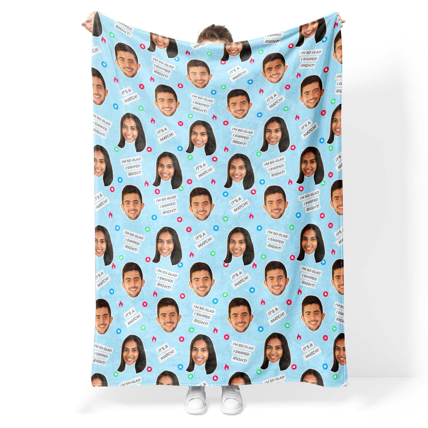 Tinder Personalized Blanket