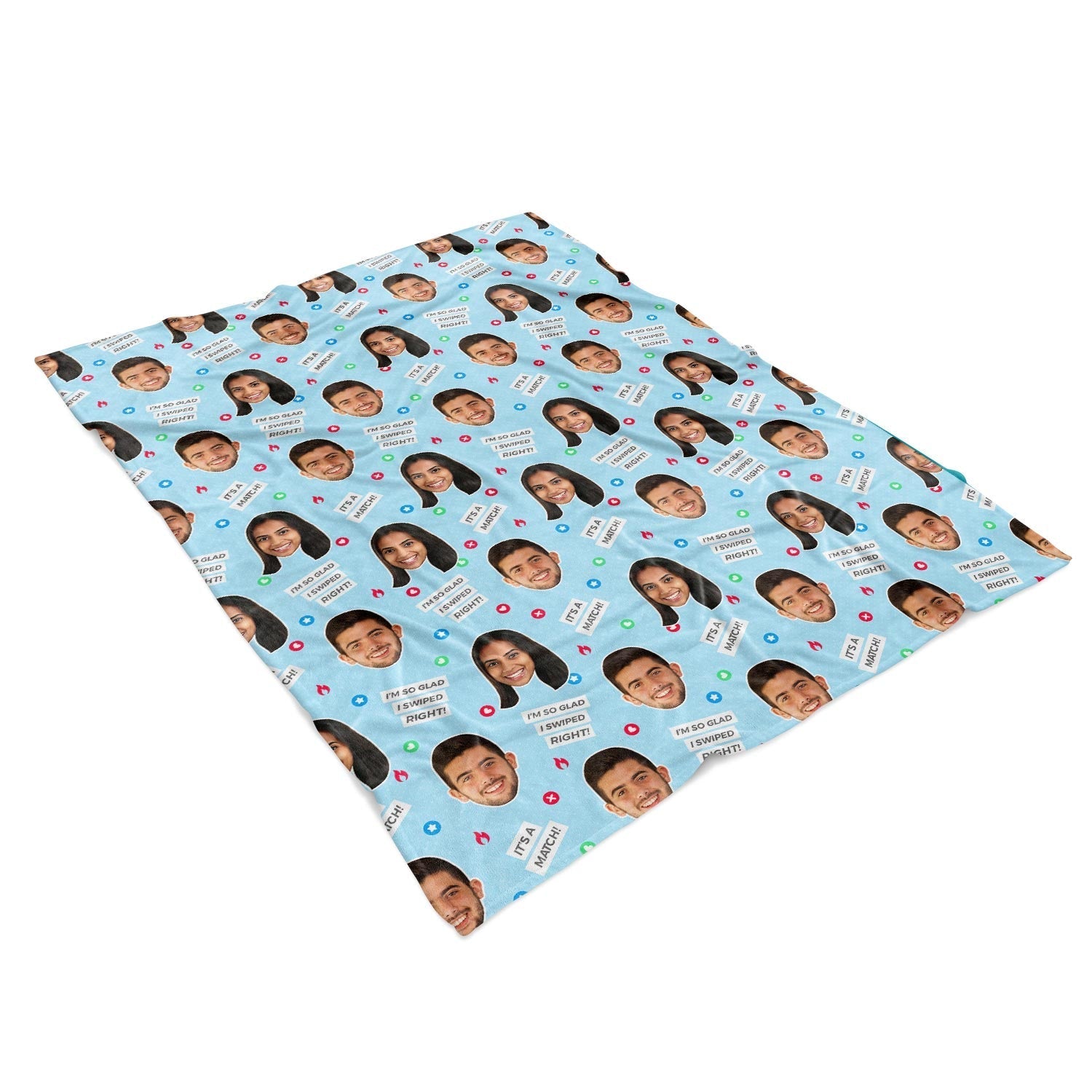 Tinder Personalized Blanket