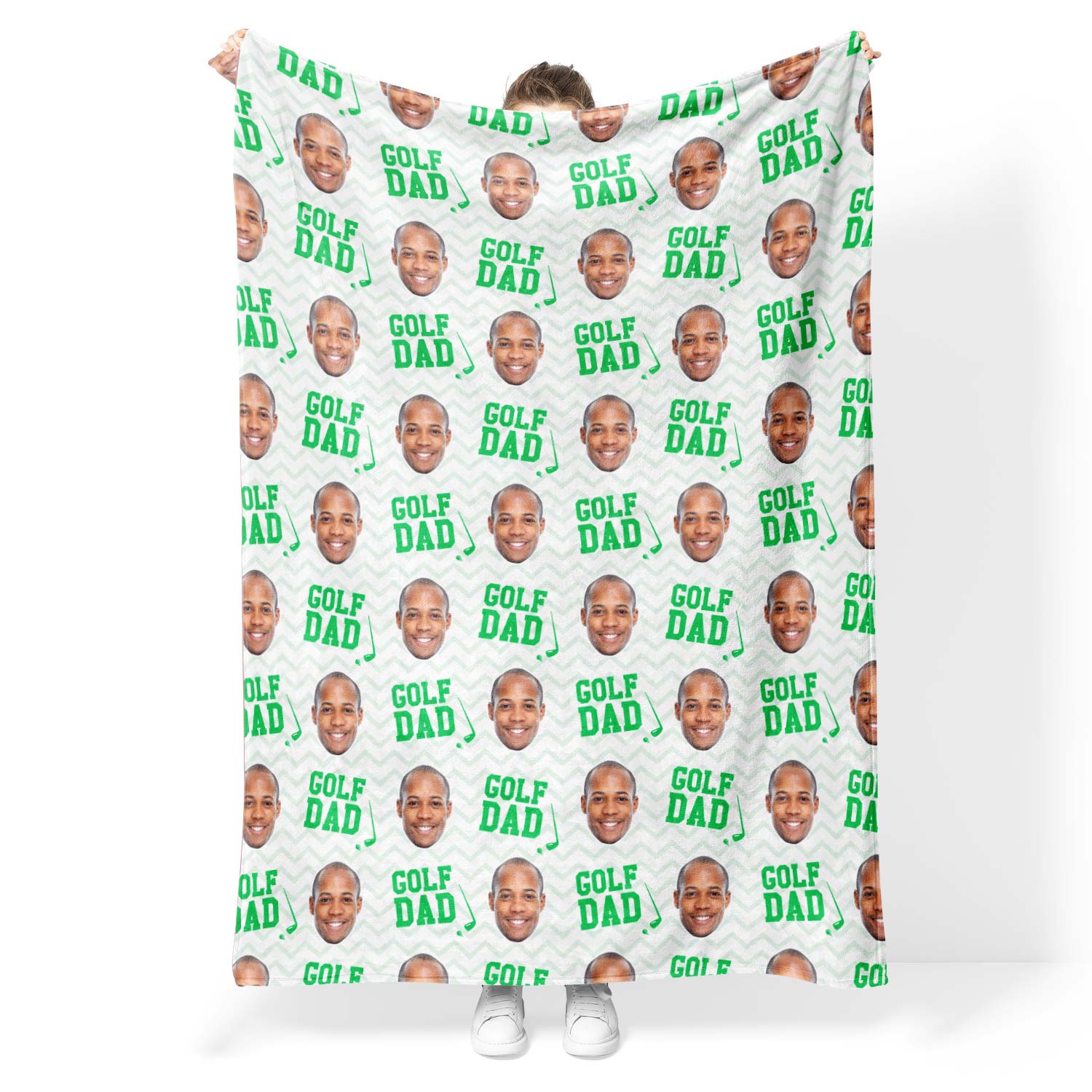 Golf Dad Personalized Blanket