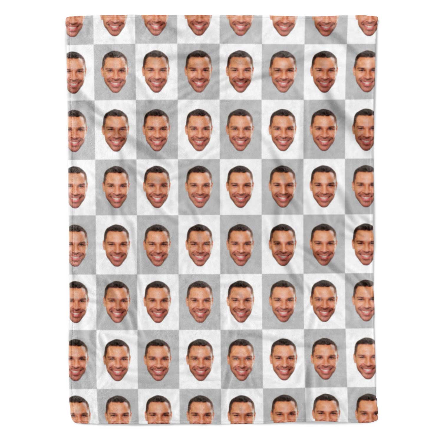 Chequered Personalized Blanket