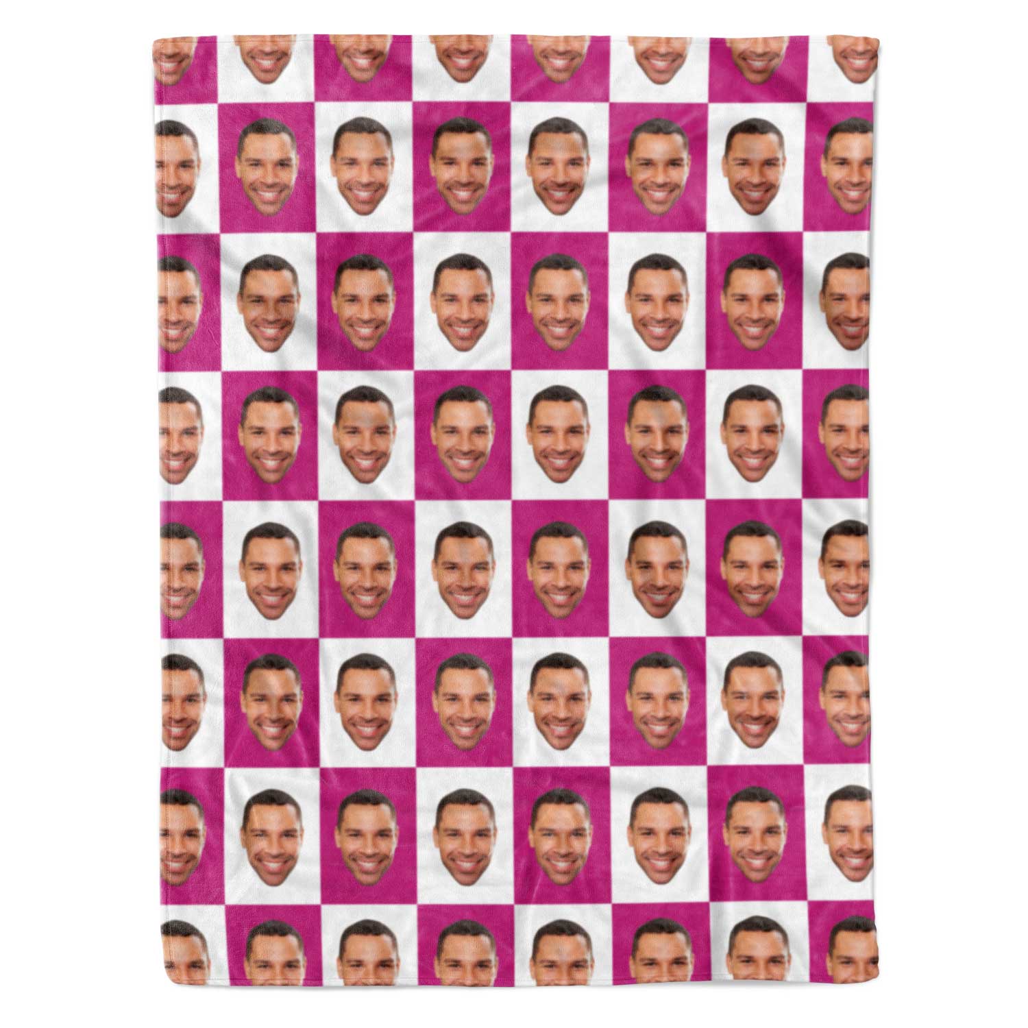 Chequered Personalized Blanket
