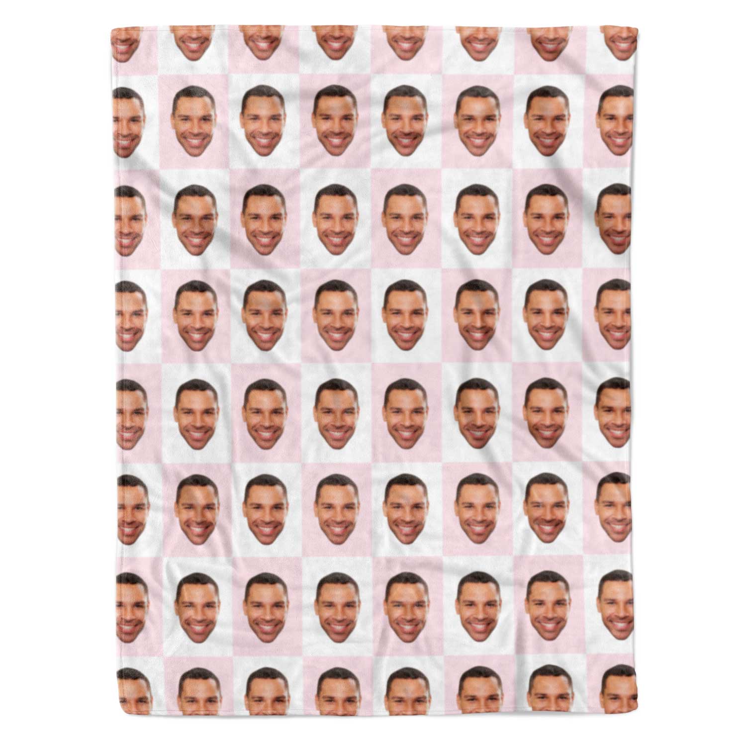 Chequered Personalized Blanket