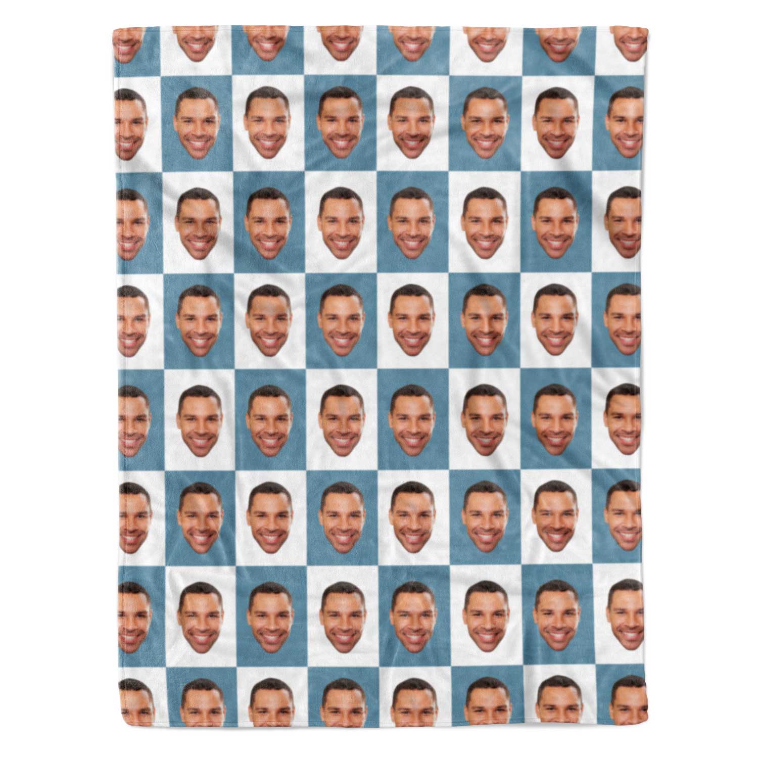 Chequered Personalized Blanket