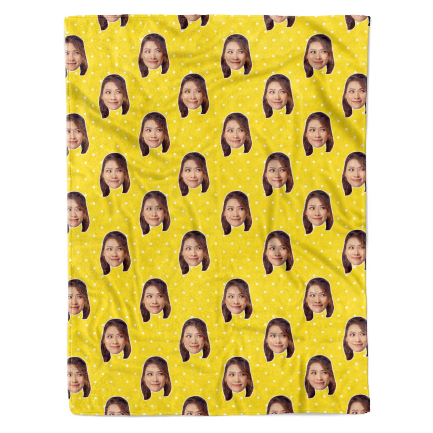 Face Polka Personalized Blanket