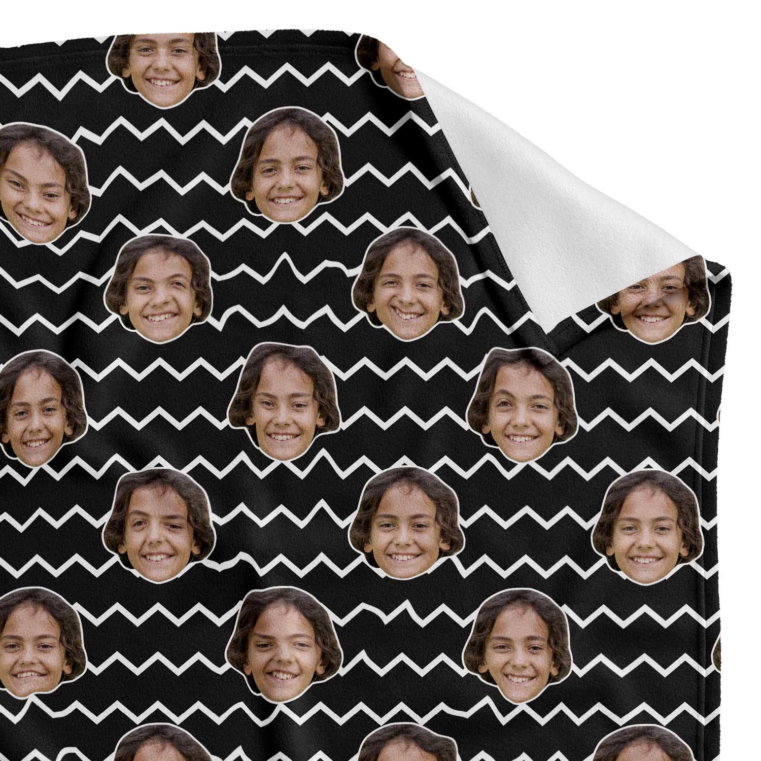 Zig Zag Personalized Blanket