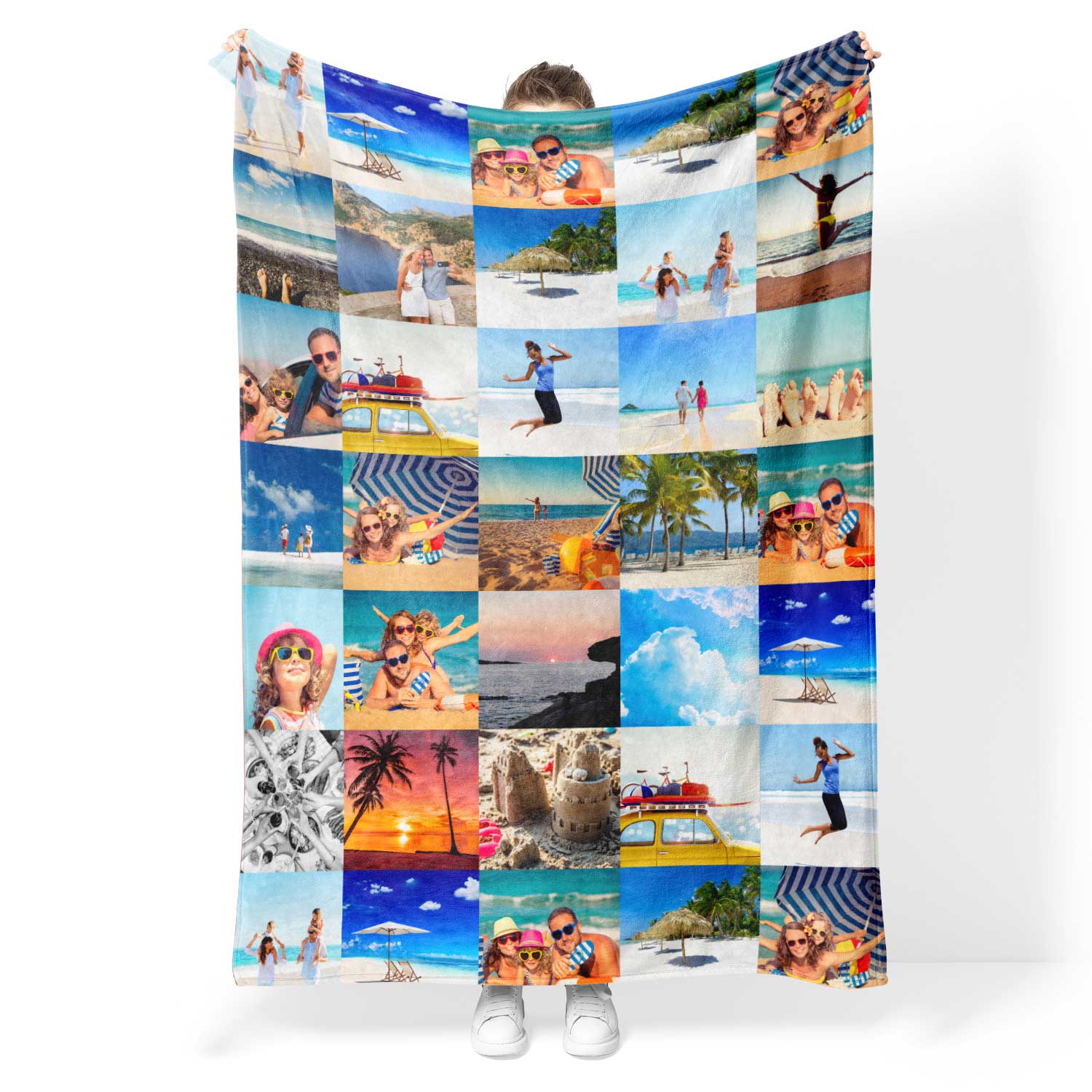 Photo Collage Personalized Blanket