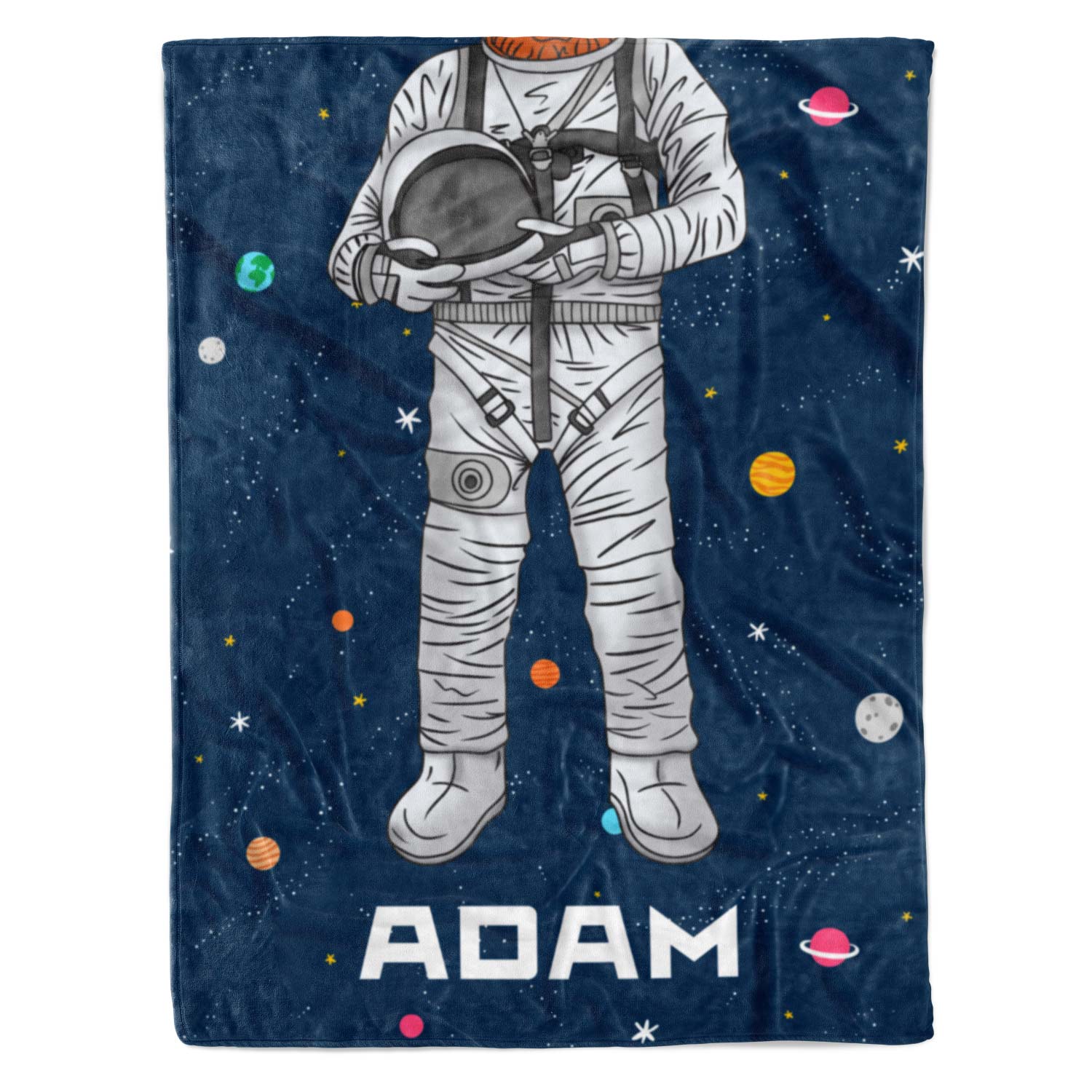 Astronaut (Name) Personalized Blanket