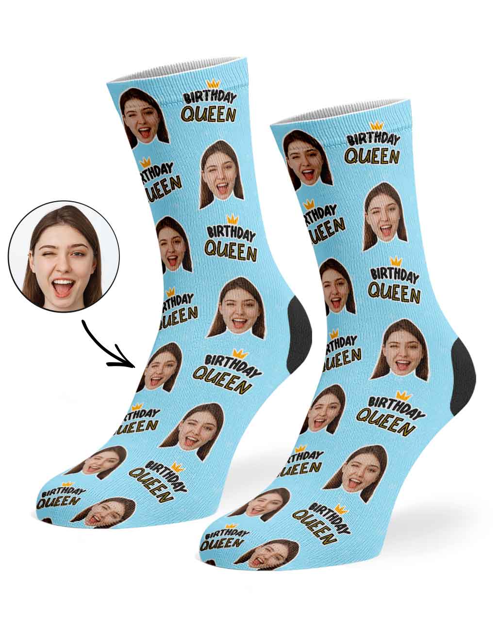 Birthday Queen Socks