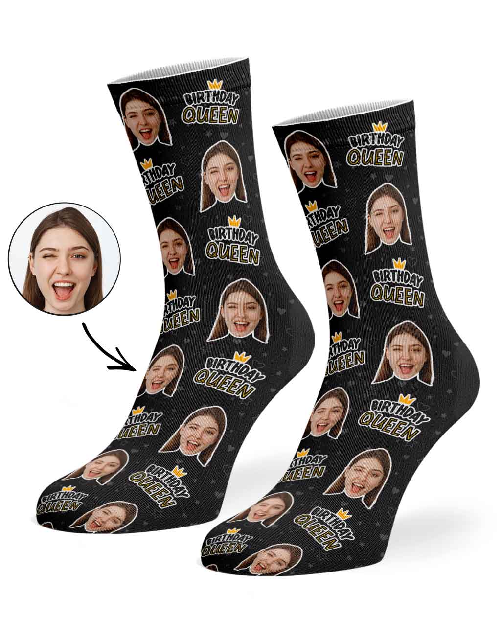 Birthday Queen Socks