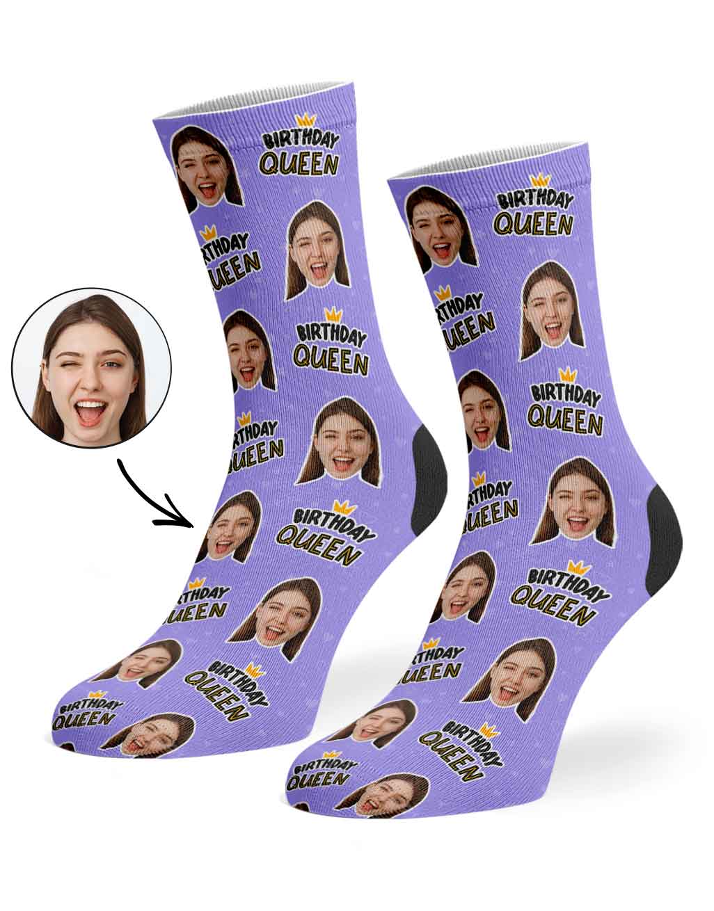Birthday Queen Socks