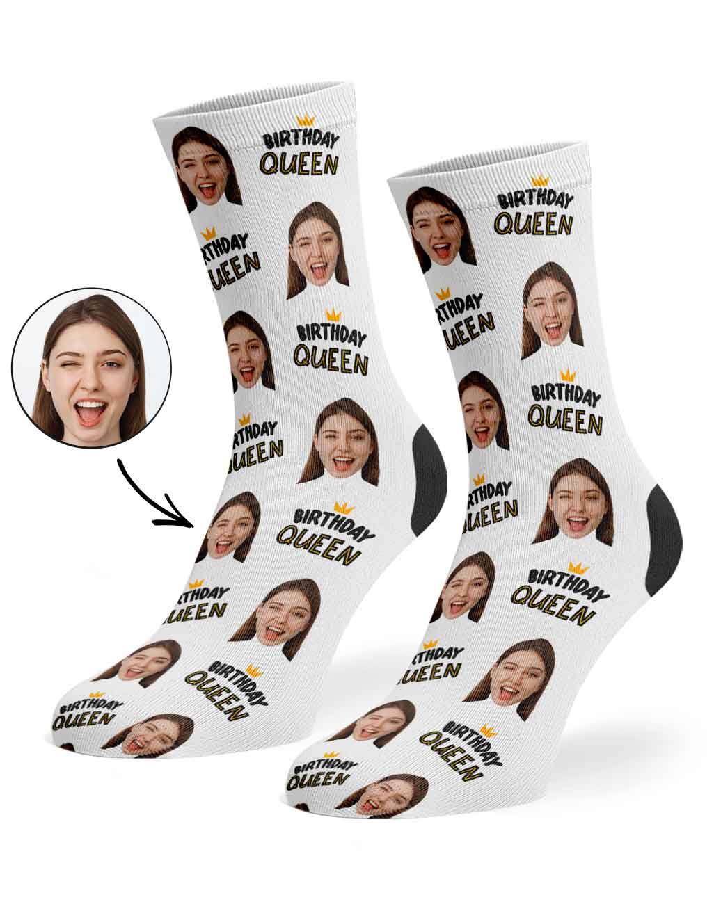 Birthday Queen Socks