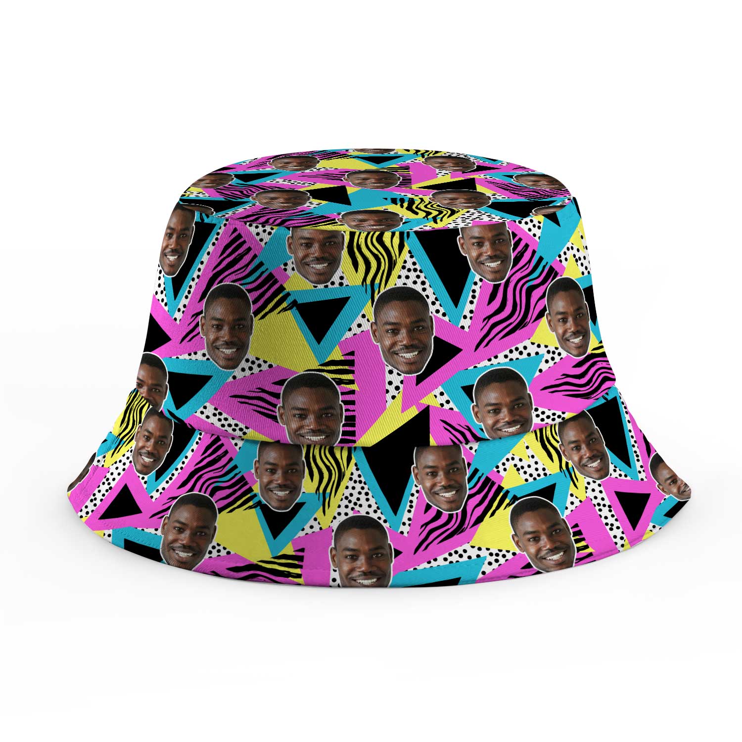 Retro Pink Custom Bucket Hat