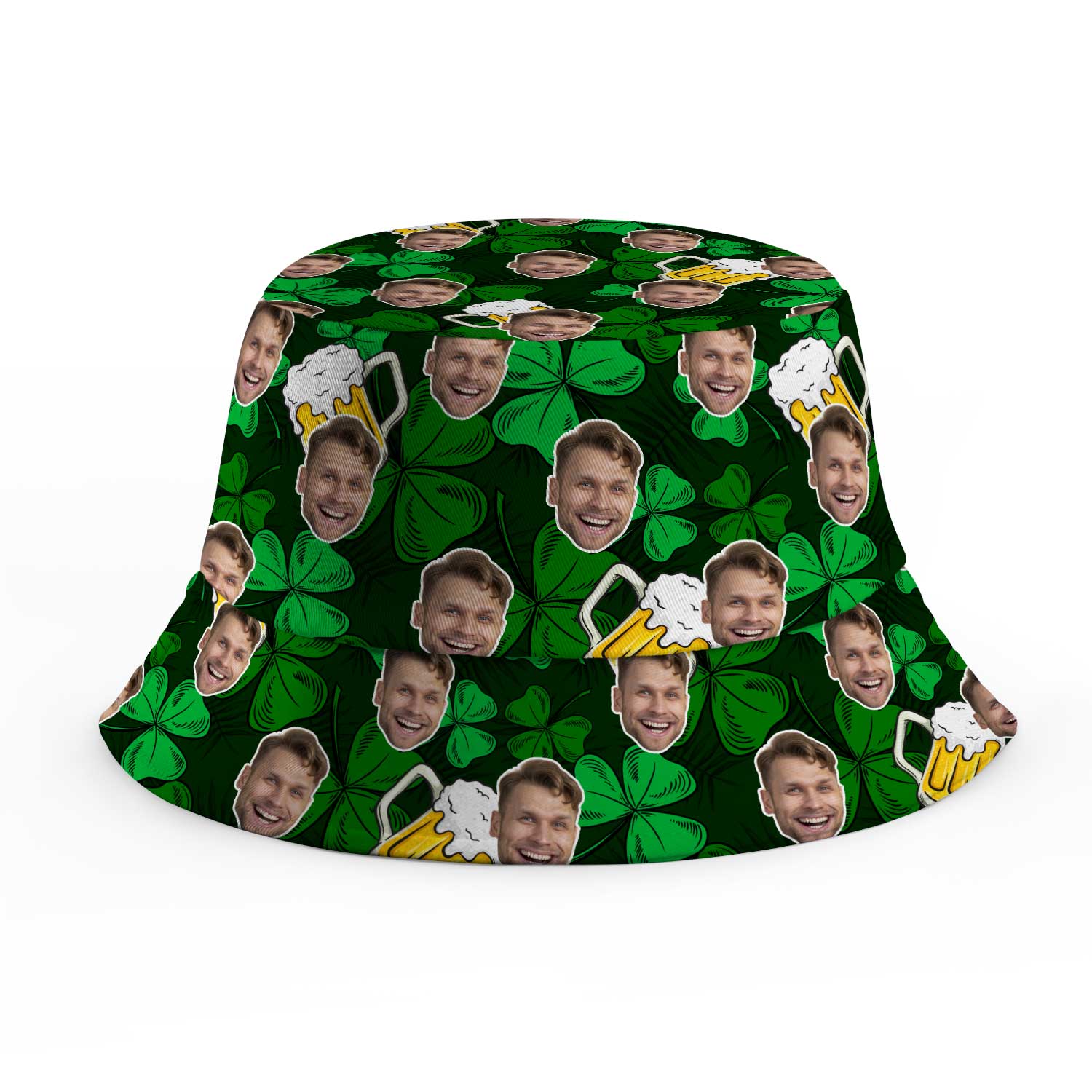 Shamrocks and Beers Custom Bucket Hat