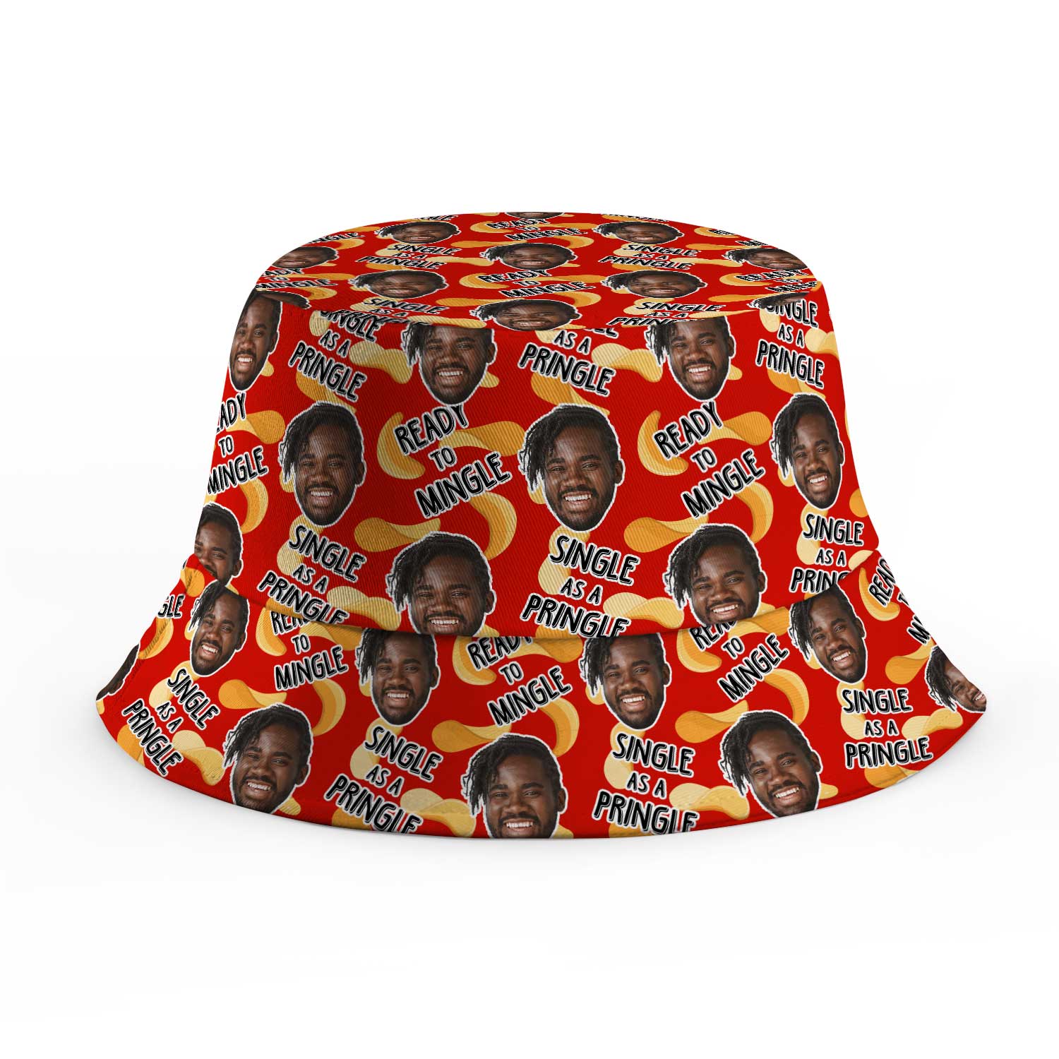 Single As A Pringle Custom Bucket Hat